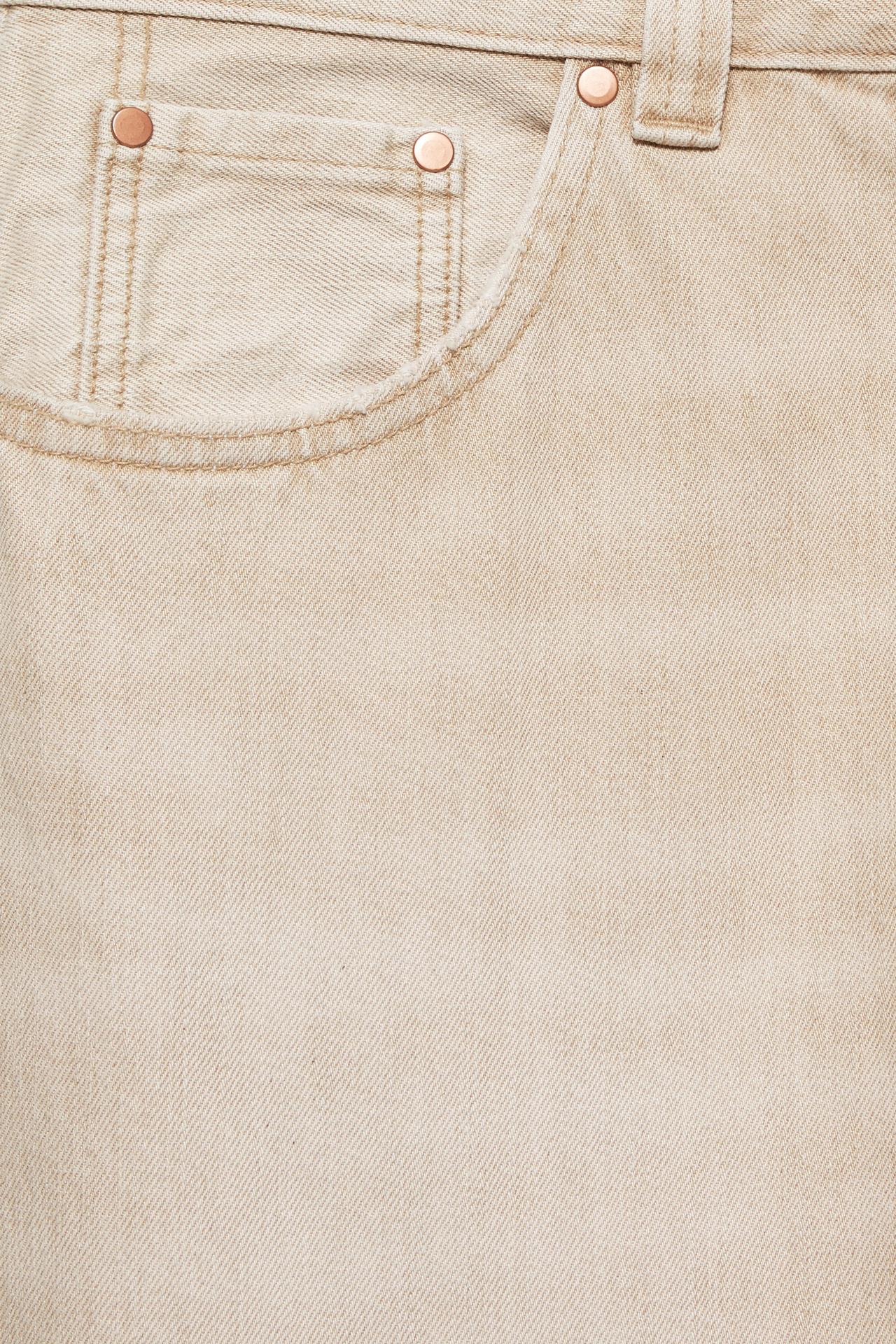 Regular straight-leg jeans — Sand