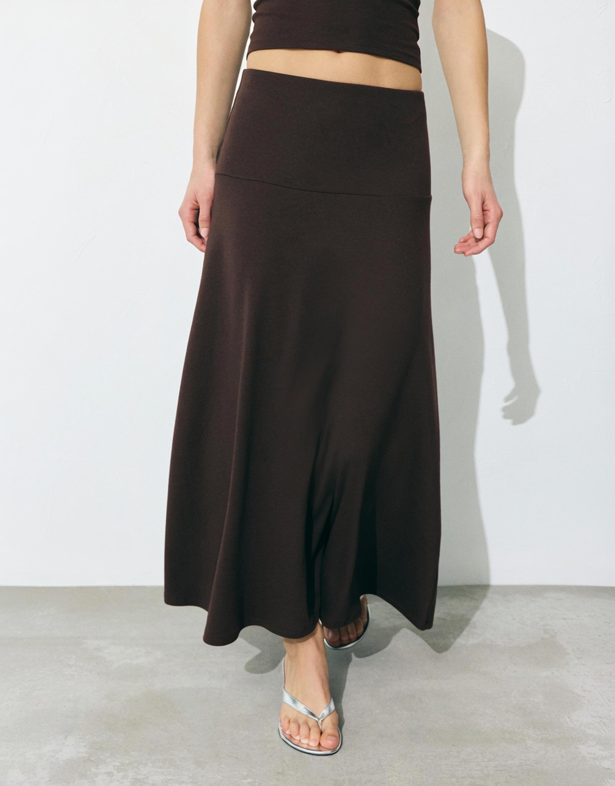 Evaze midi etek - Görsel 20