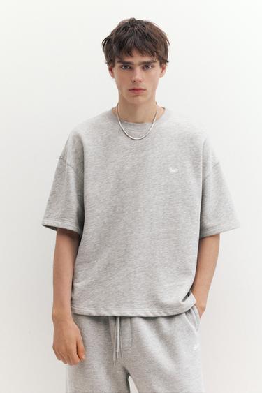 Short sleeve STWD sweatshirt — Greyish 1