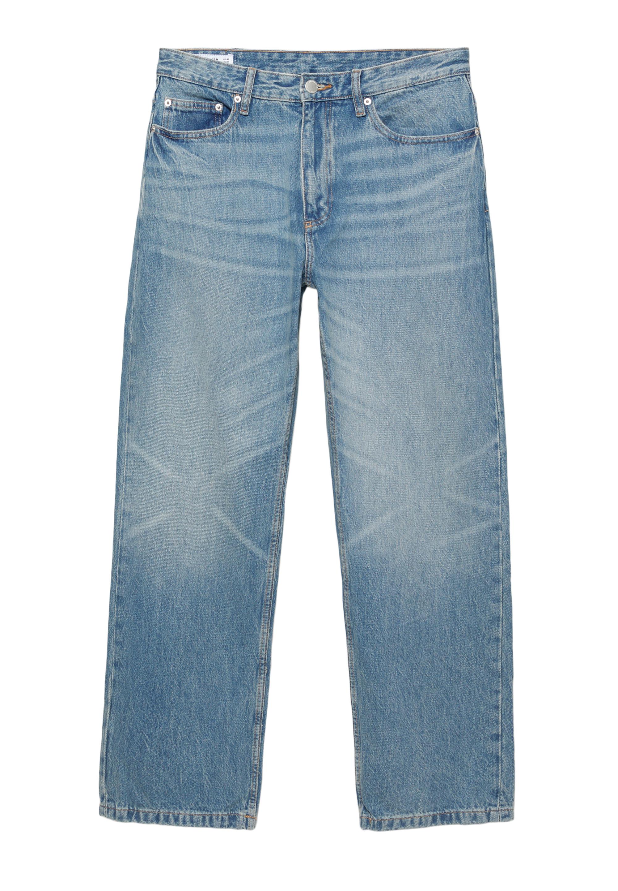 Straight-leg jeans — Medium blue