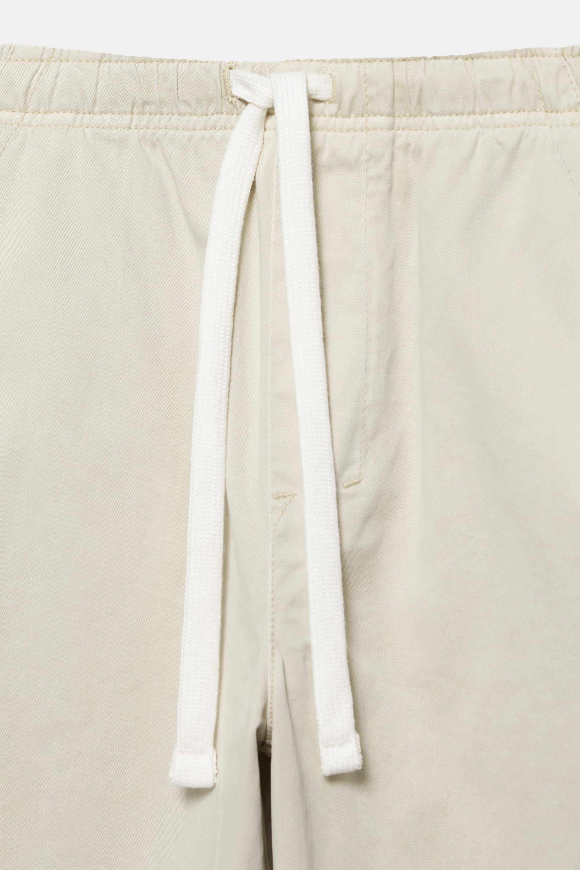 Baggy jogger pants — Off white