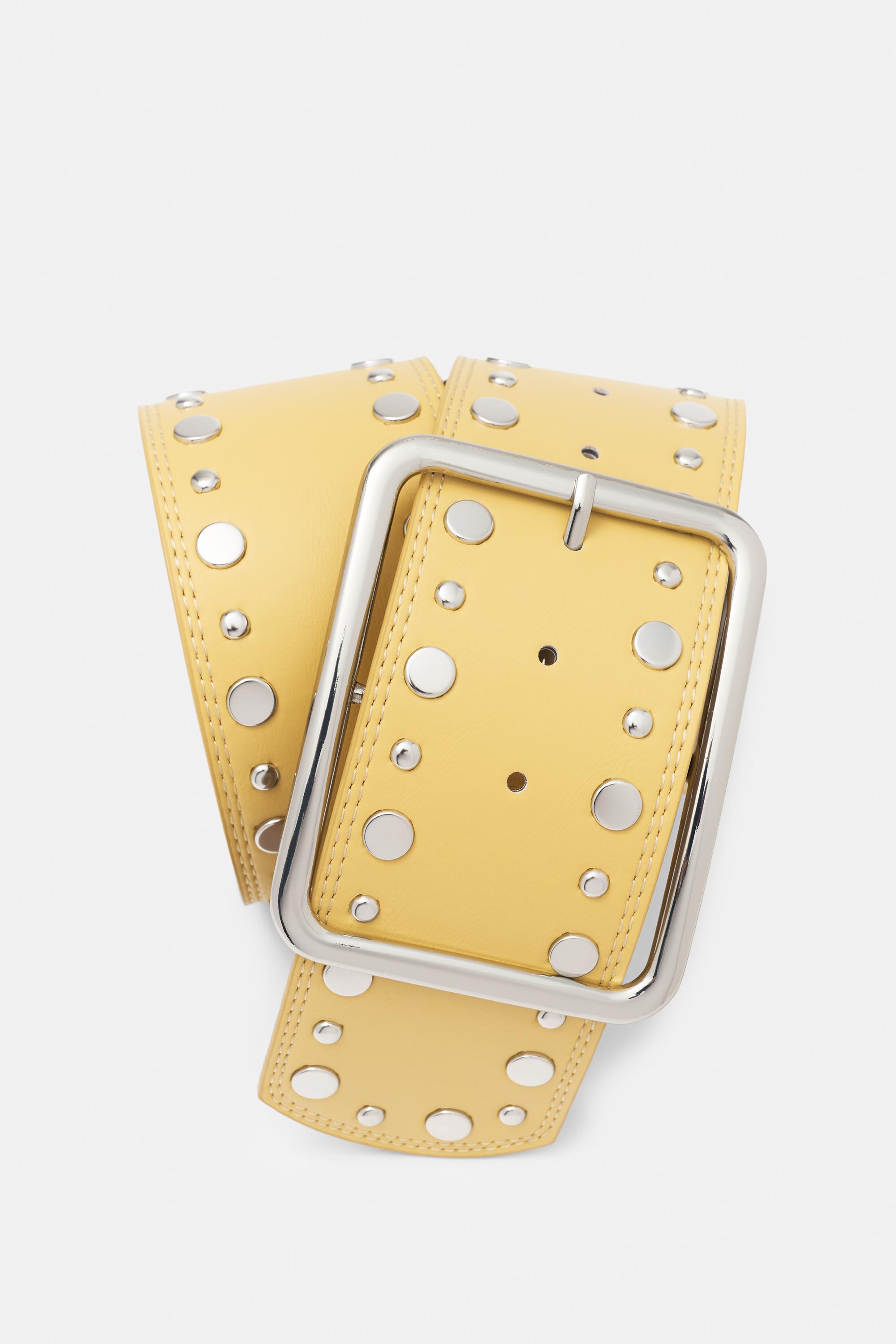 Zımbalı geniş kemer - Görsel 5