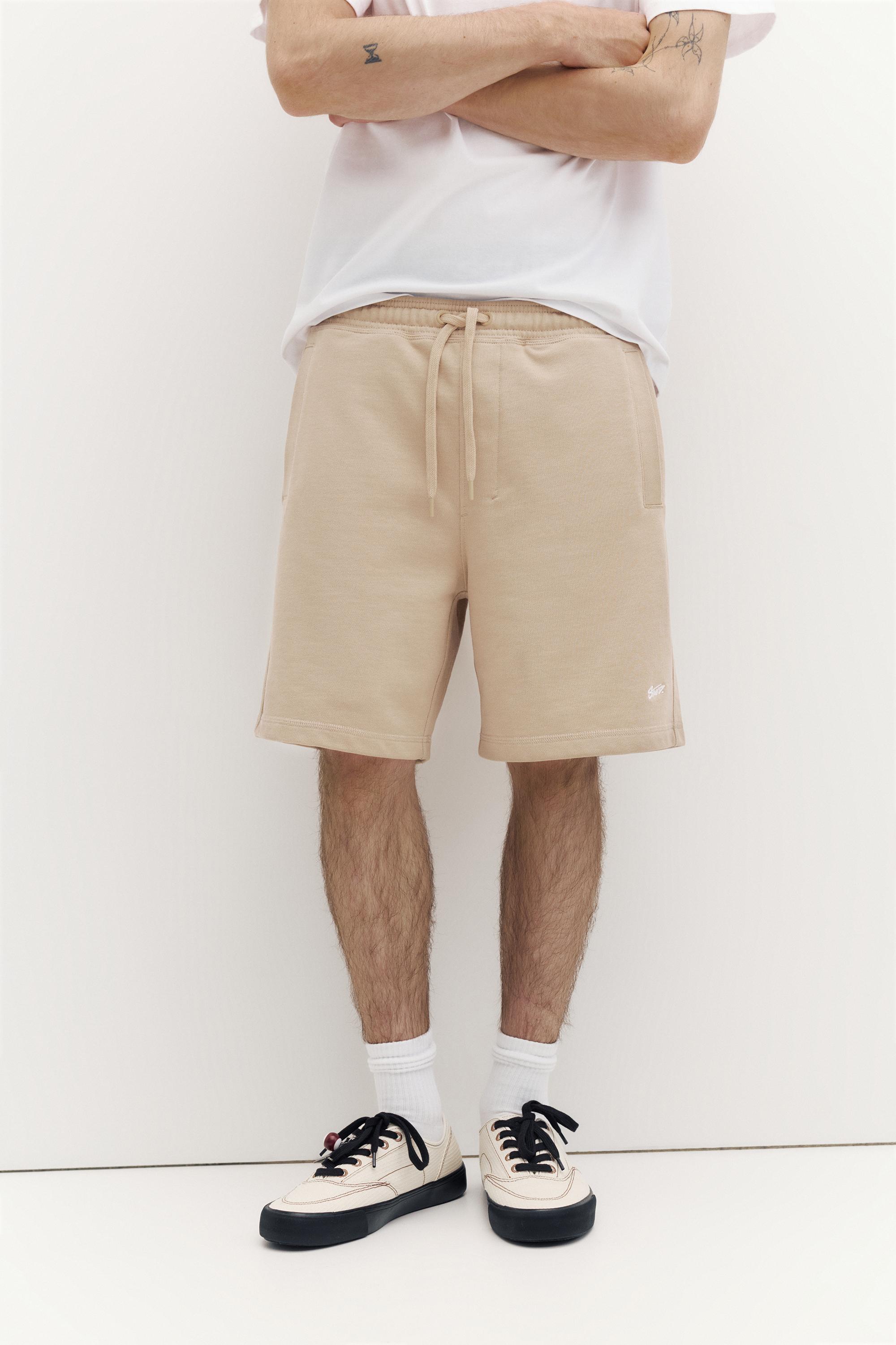 Logolu jogger bermuda şort - Görsel 183