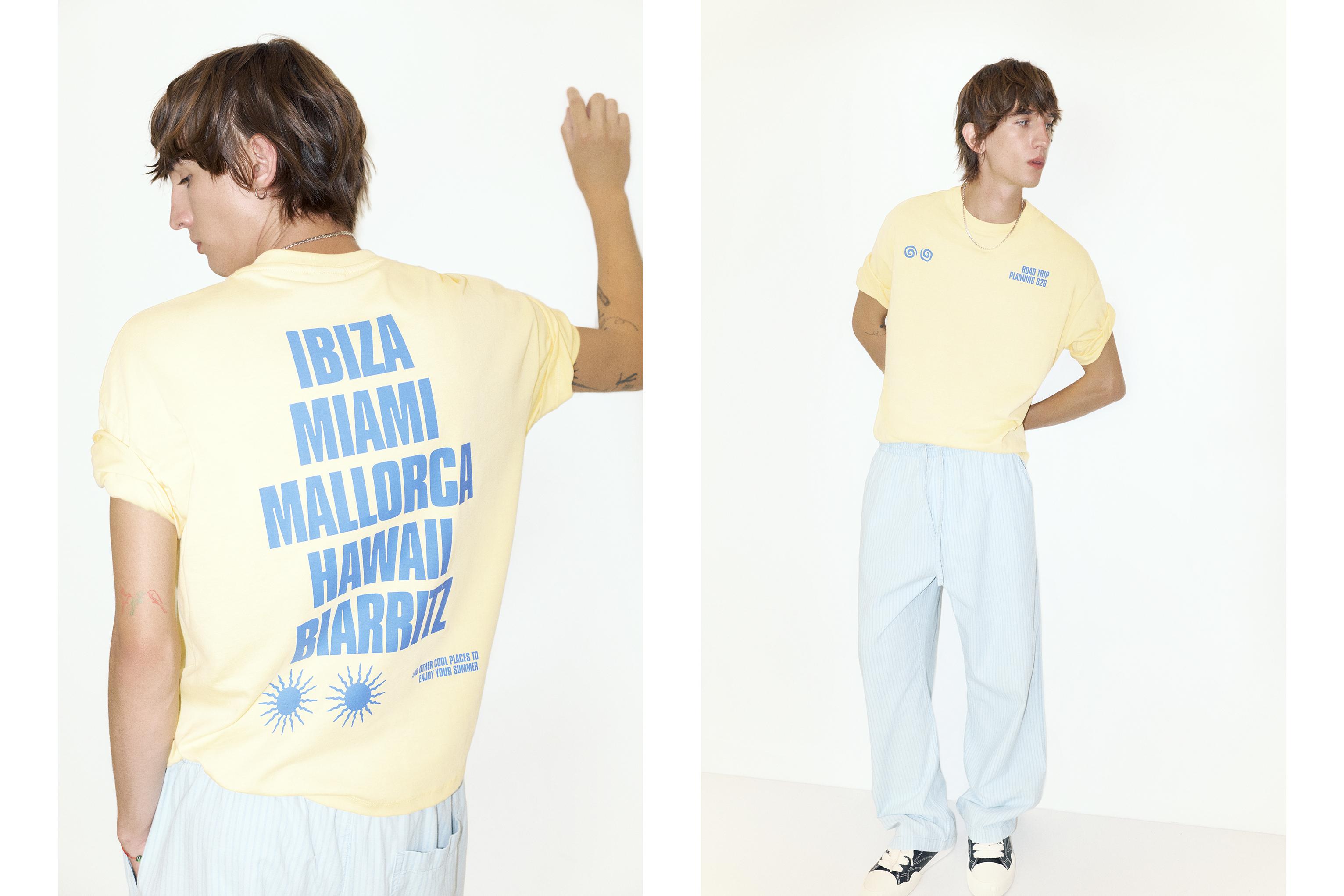 STWD Road Trip graphic T-shirt — Yellow