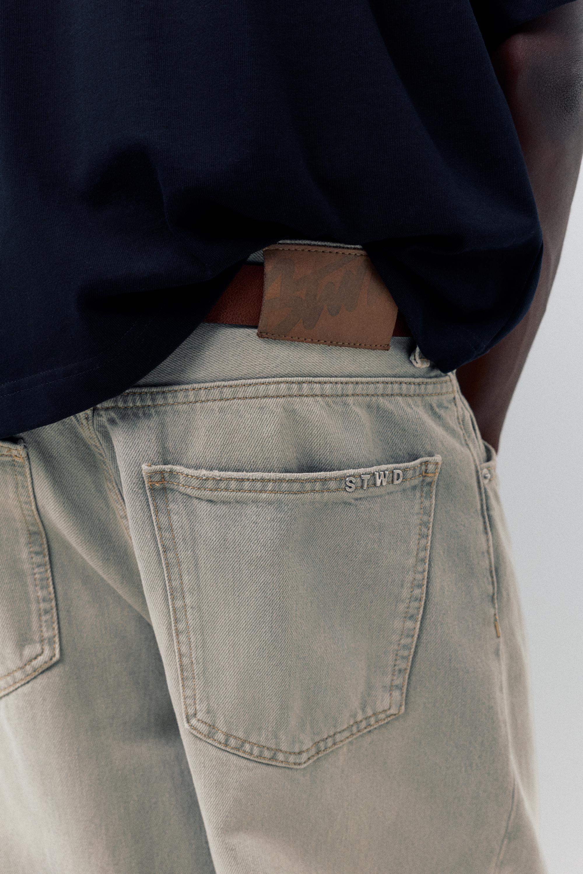Relaxed fit baggy jeans — Dark grey