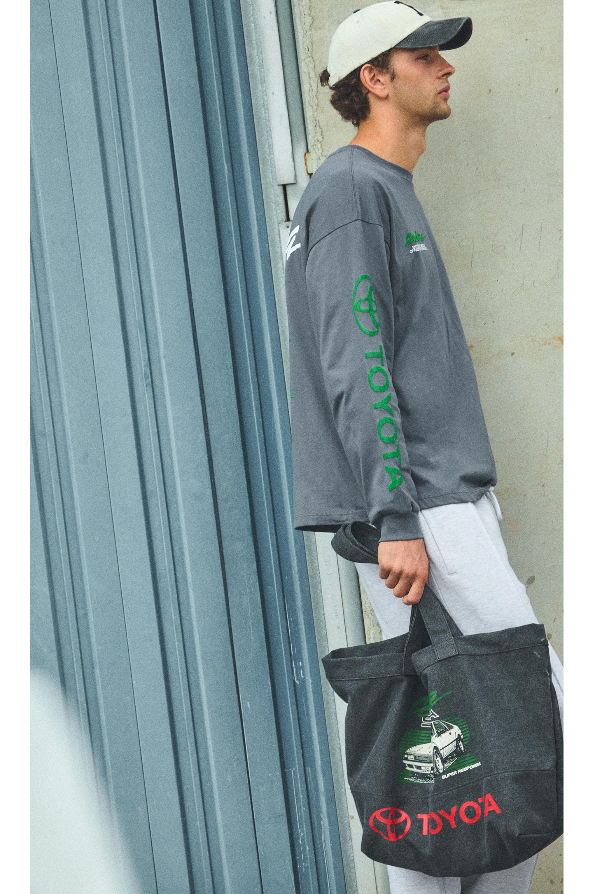 Toyota canvas shopper bag — Charcoal