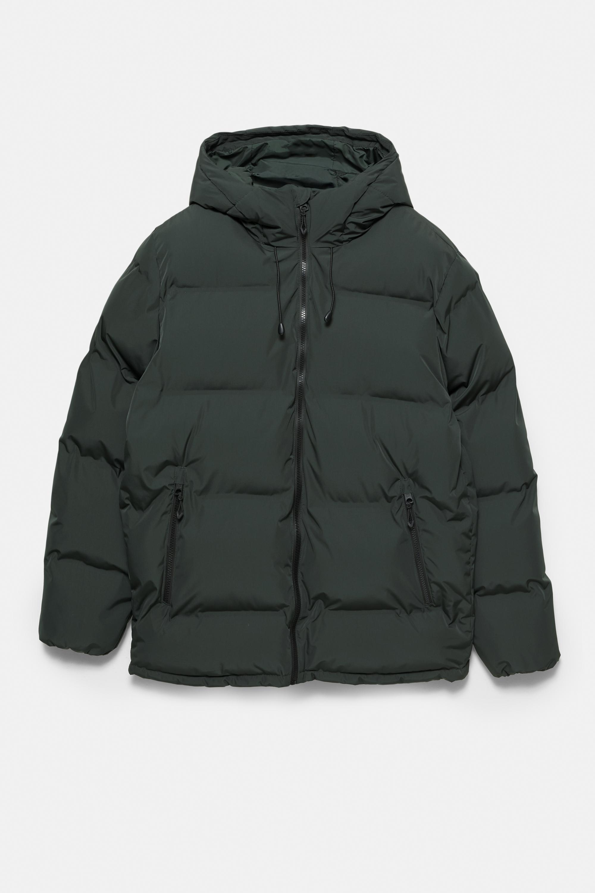 Kapüşonlu, ısıyla mühürlenmiş şişme ceket - Görsel 35