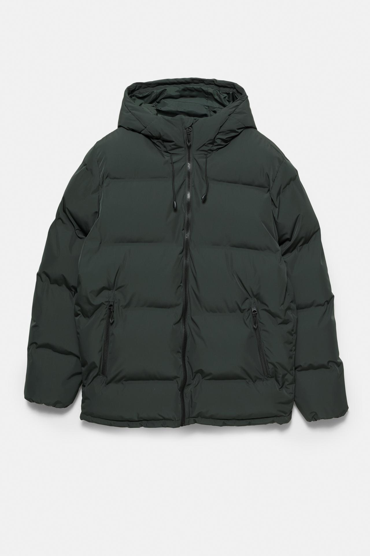 Heat-sealed quilted jacket with hood — Bottle