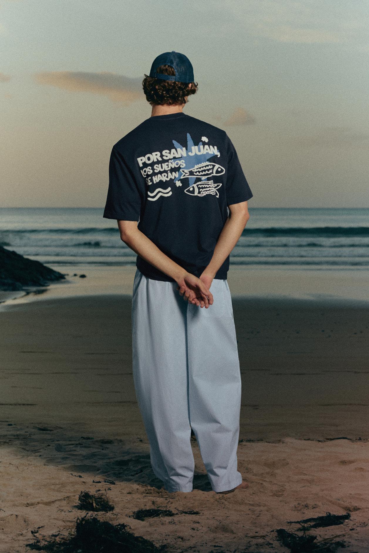 San Juan sardines T-shirt — Navy