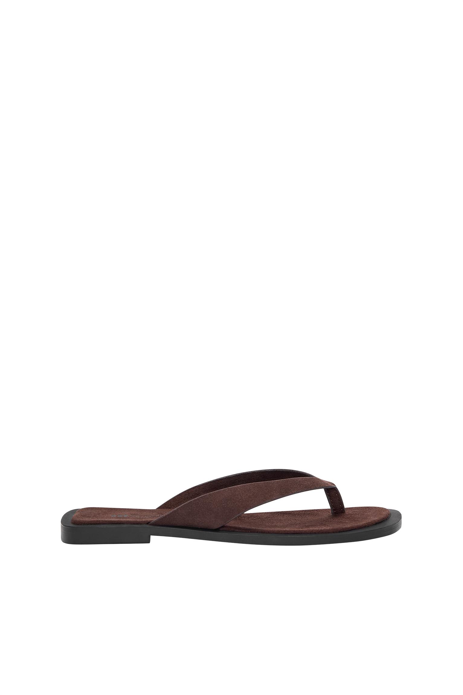 Düz deri sandalet - Görsel 37