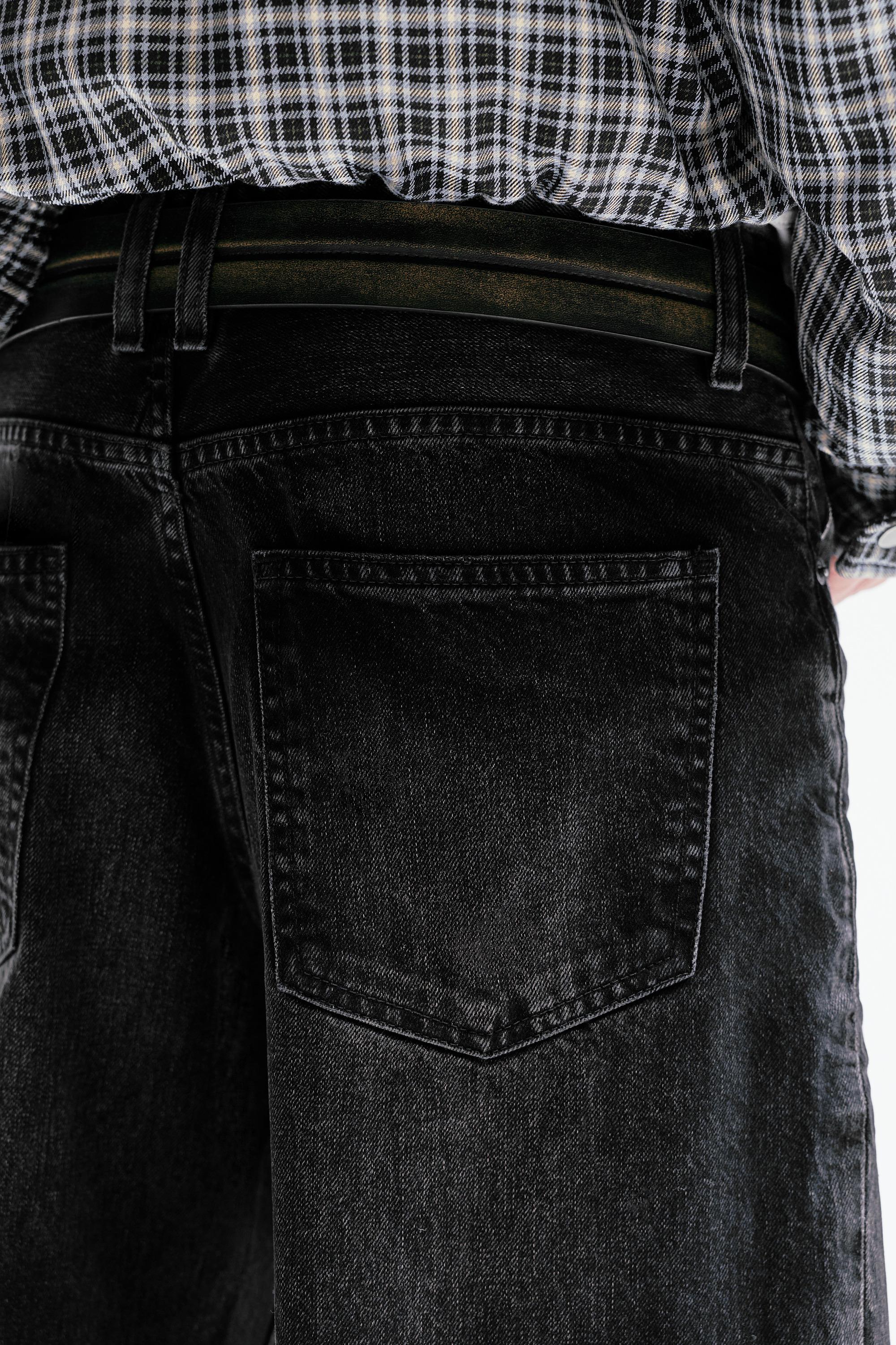 Düşük bel bol kesim jean - Görsel 22