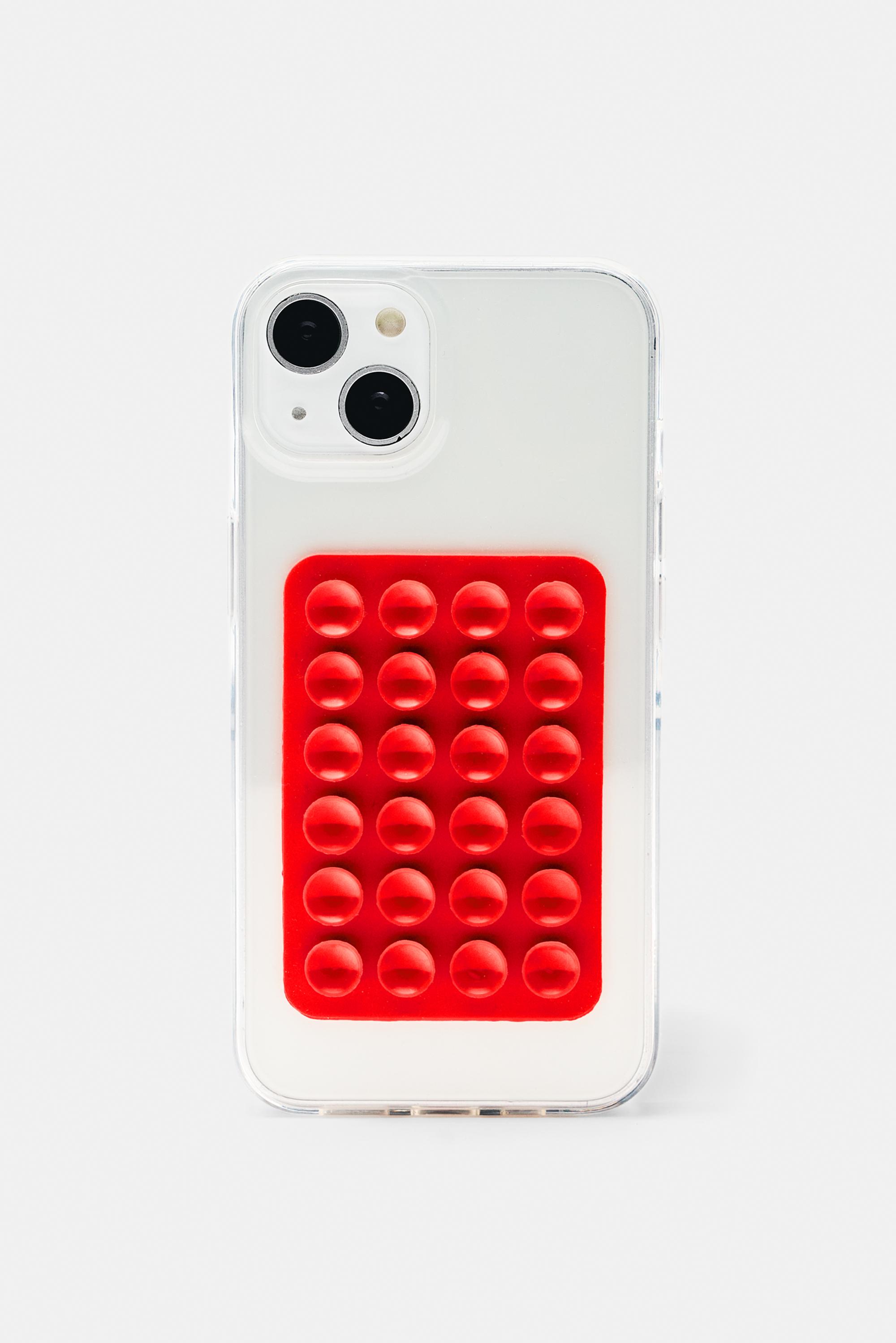 Suction cup iPhone case — Red