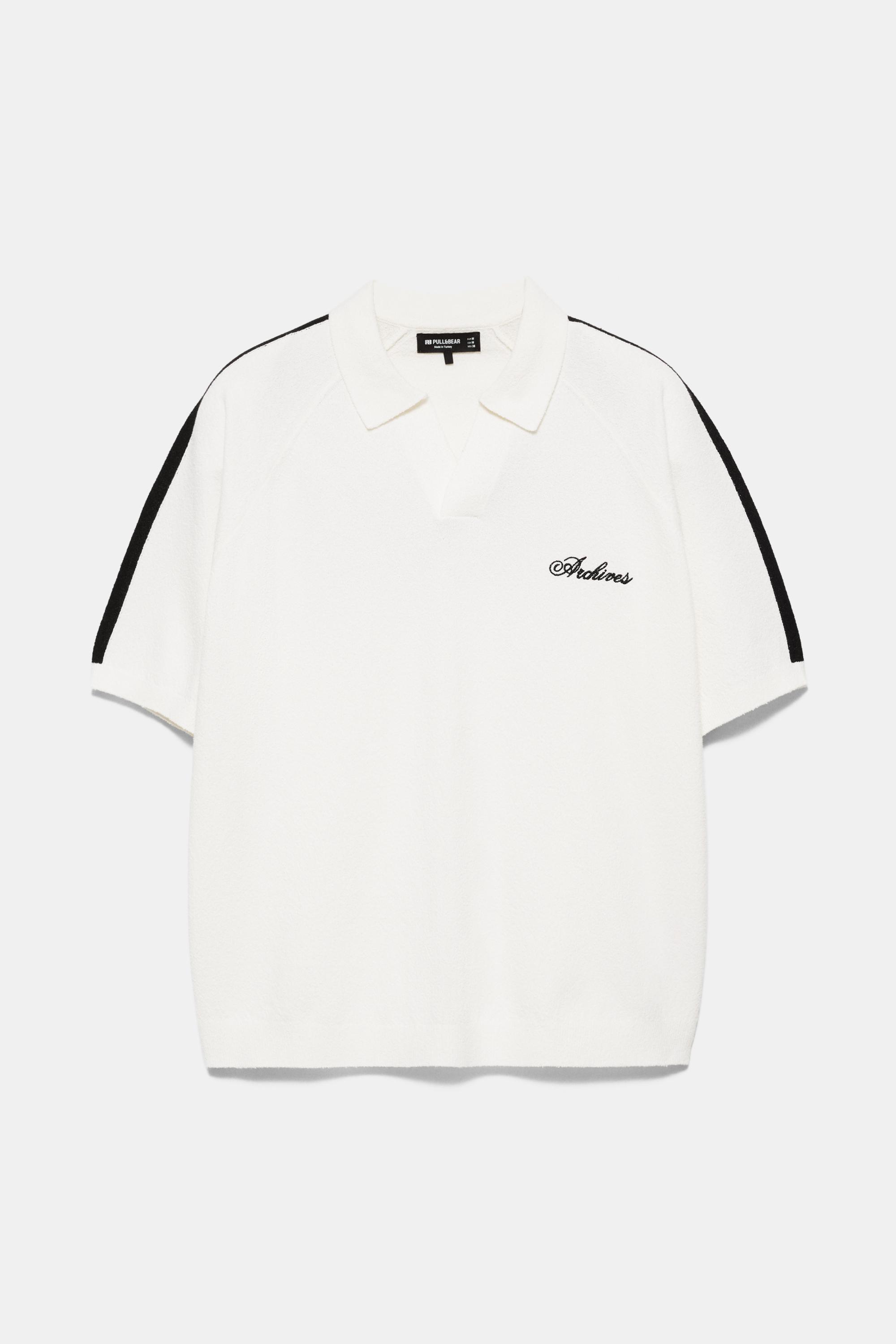 İşlemeli reglan kol polo - Görsel 4