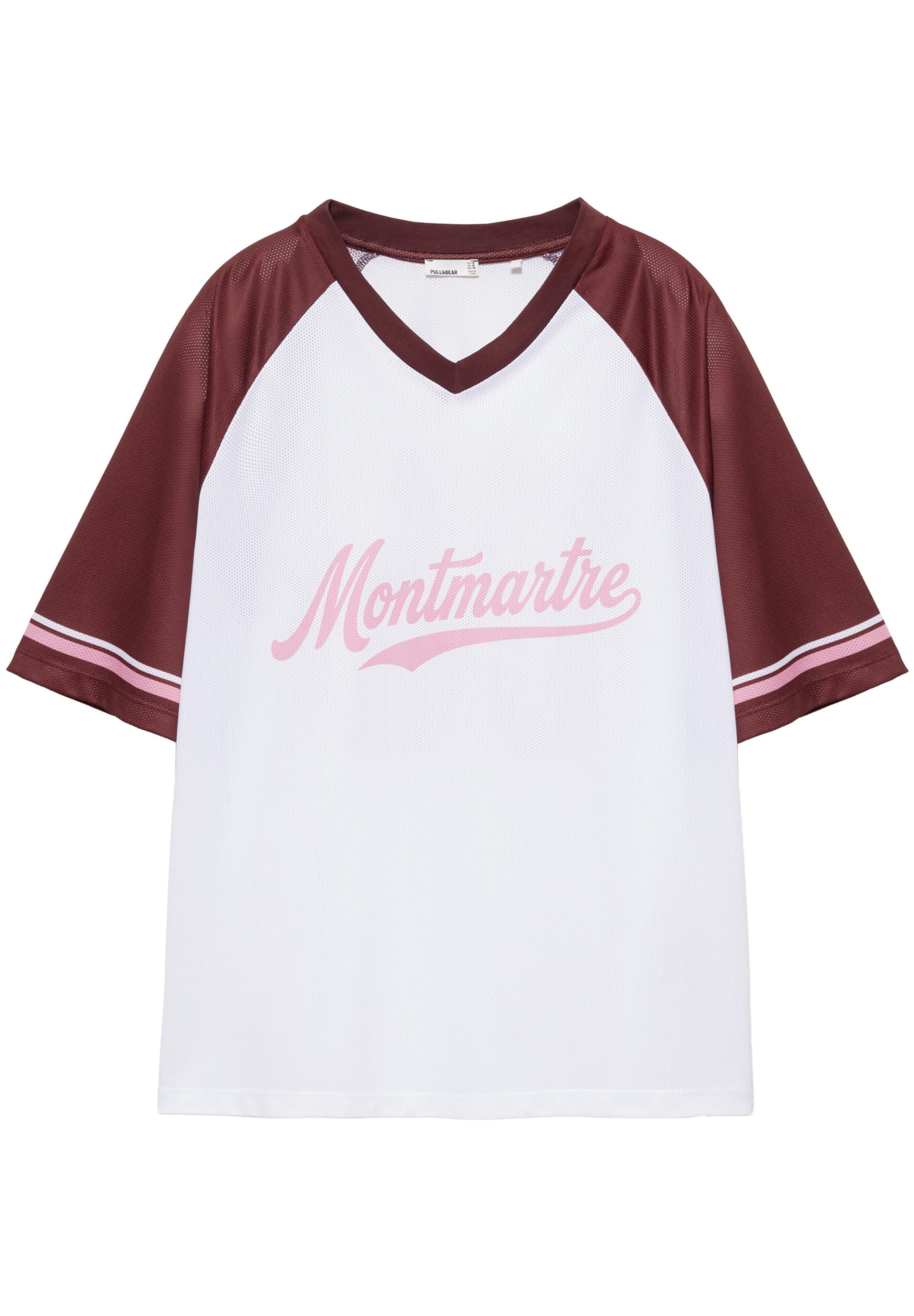 Montmartre graphic oversize T-shirt — Ice