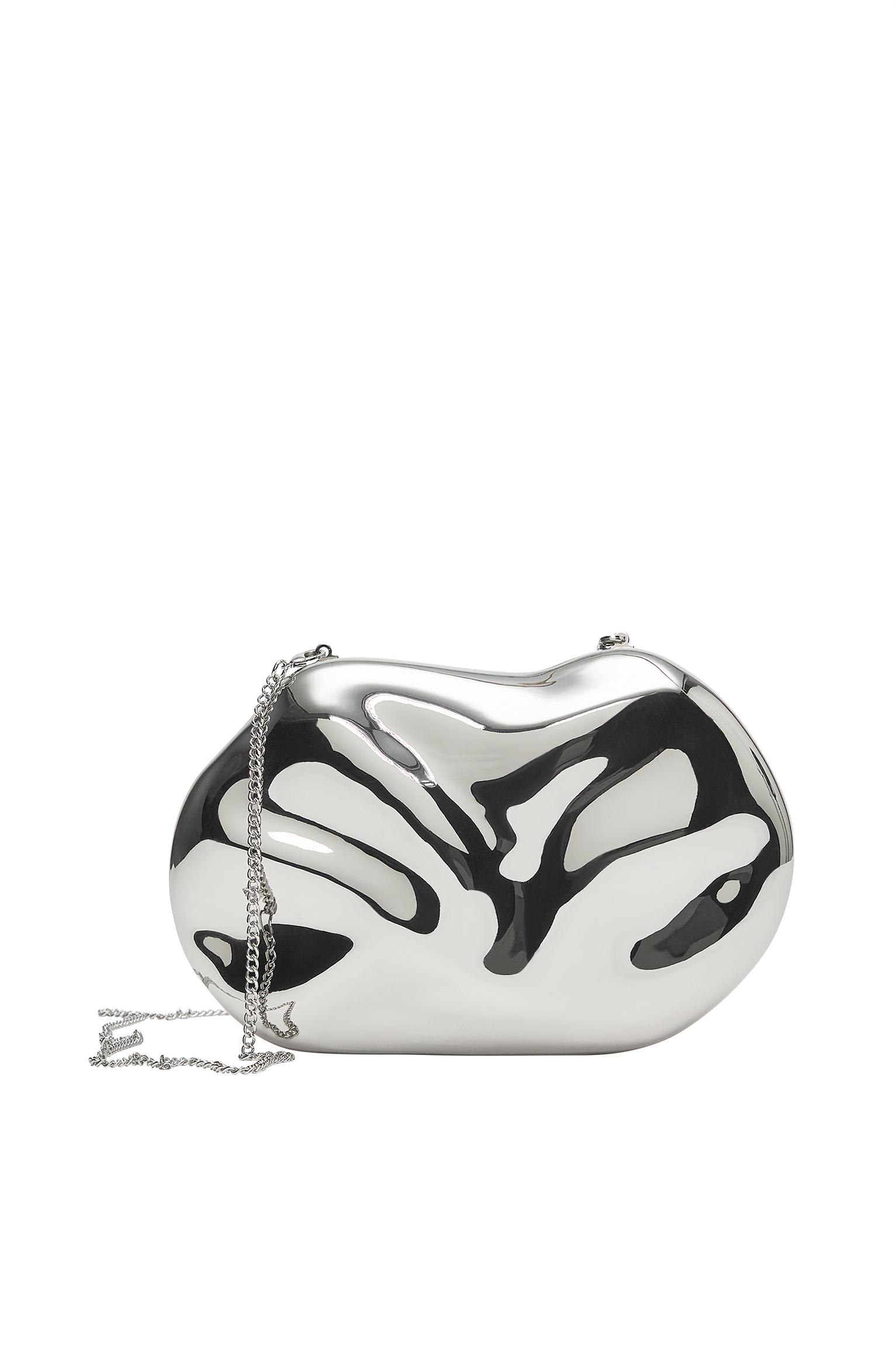 Metalik clutch çanta - Görsel 29