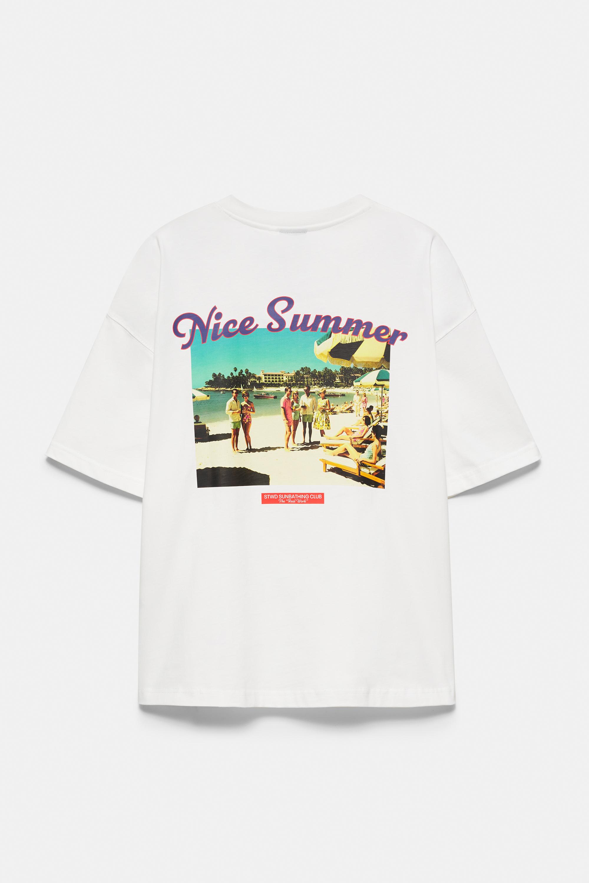 STWD Nice Summer T-shirt — Off white
