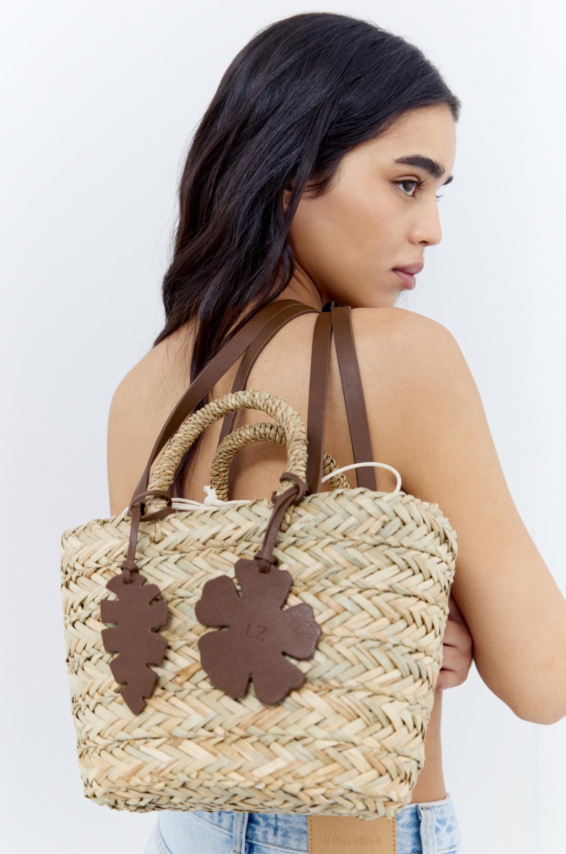 Bolso Rafia Bolso Capazo Pull And Bear Pull And Bear Bolso Rafia