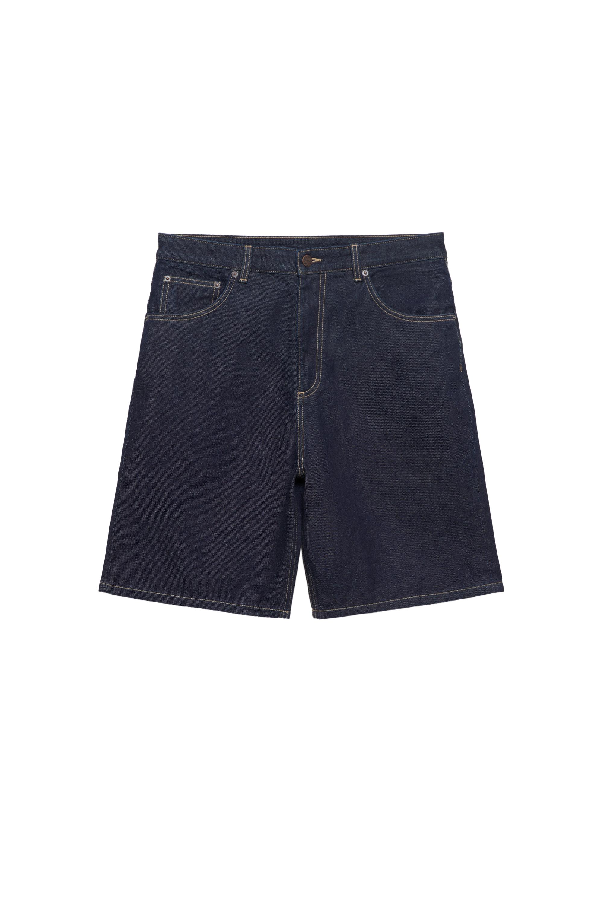 Baggy denim bermuda - Görsel 110