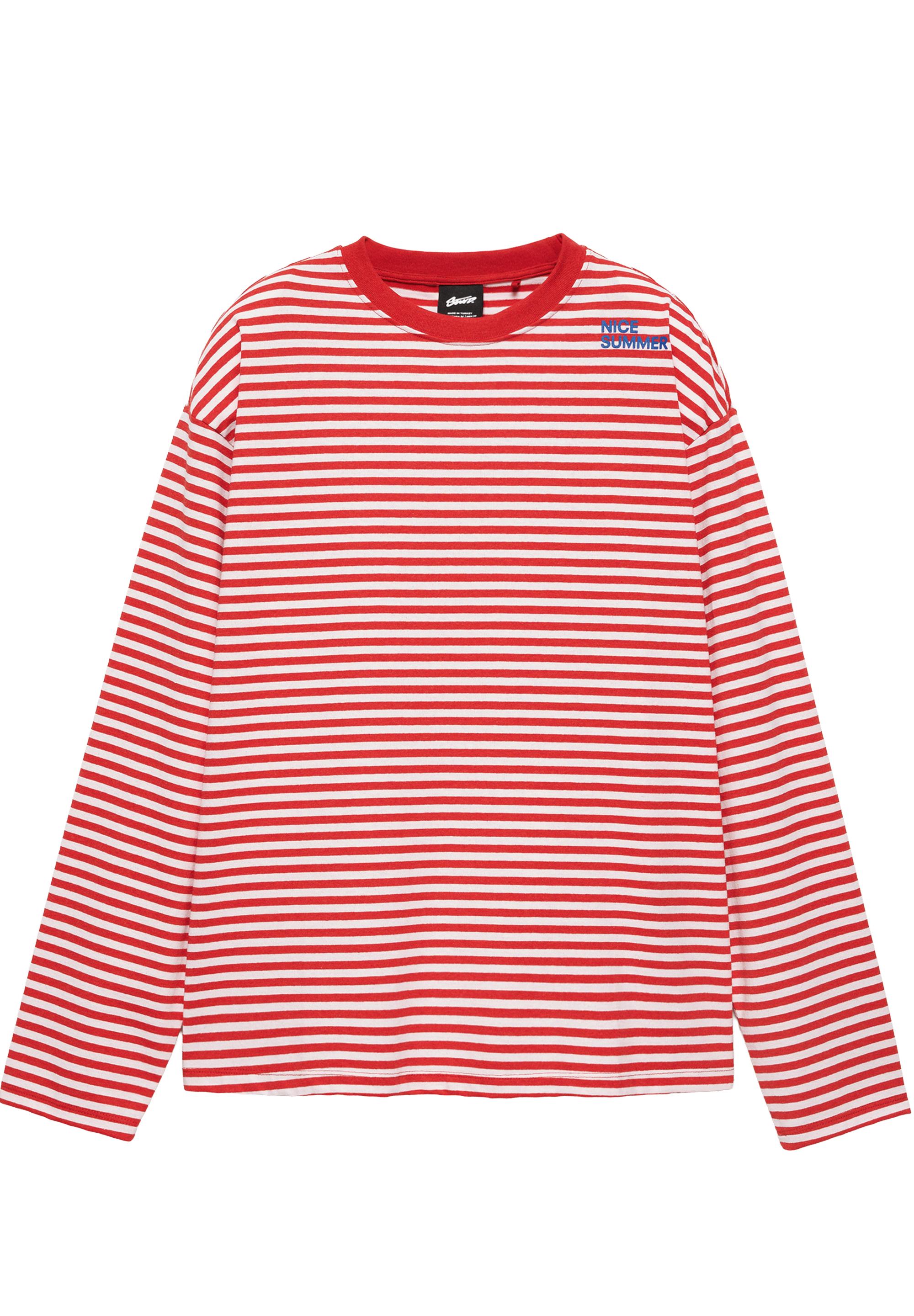 Striped STWD T-shirt — Red