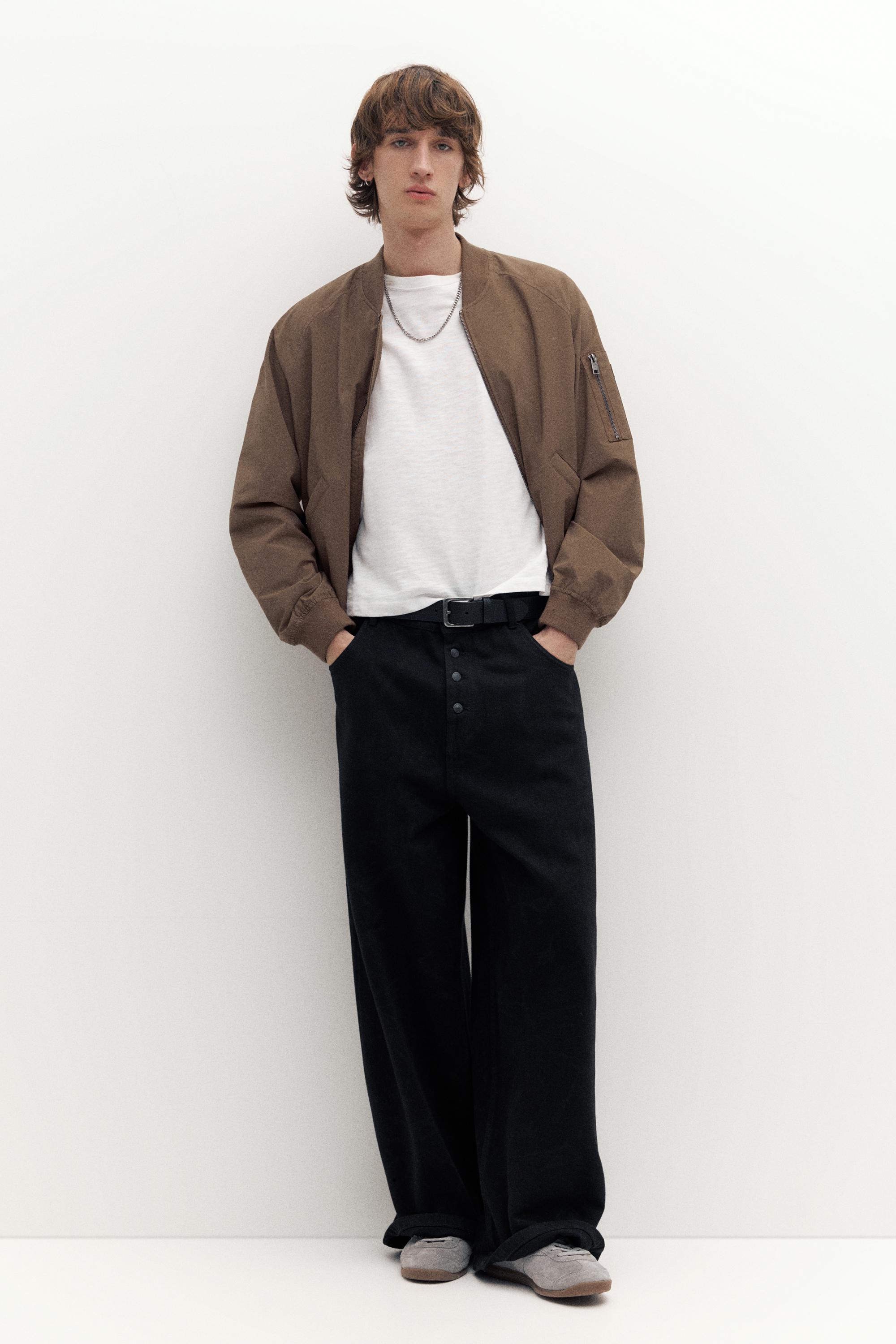 Lightweight bomber jacket — Brown