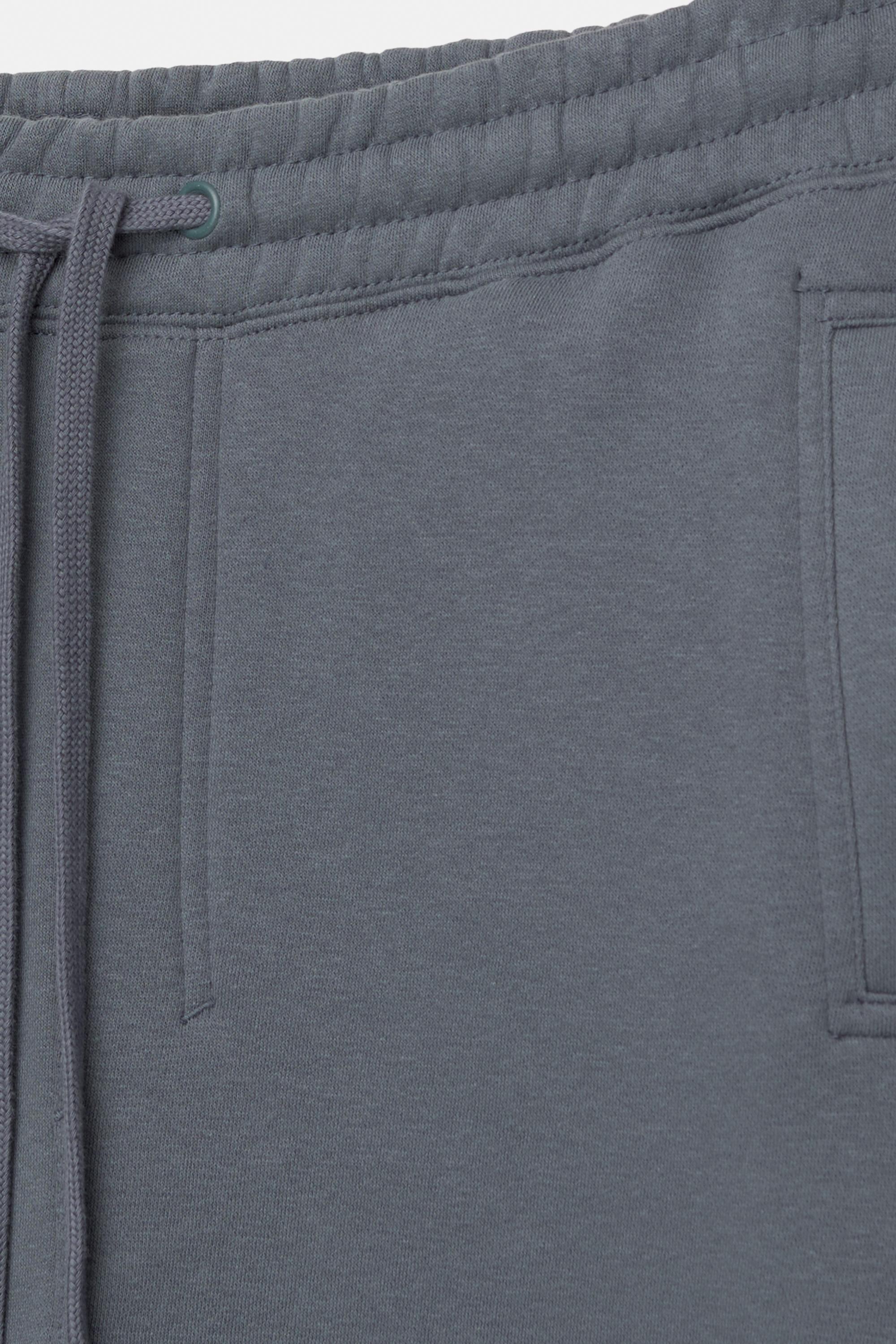Basic baggy tracksuit bottoms — Grey blue
