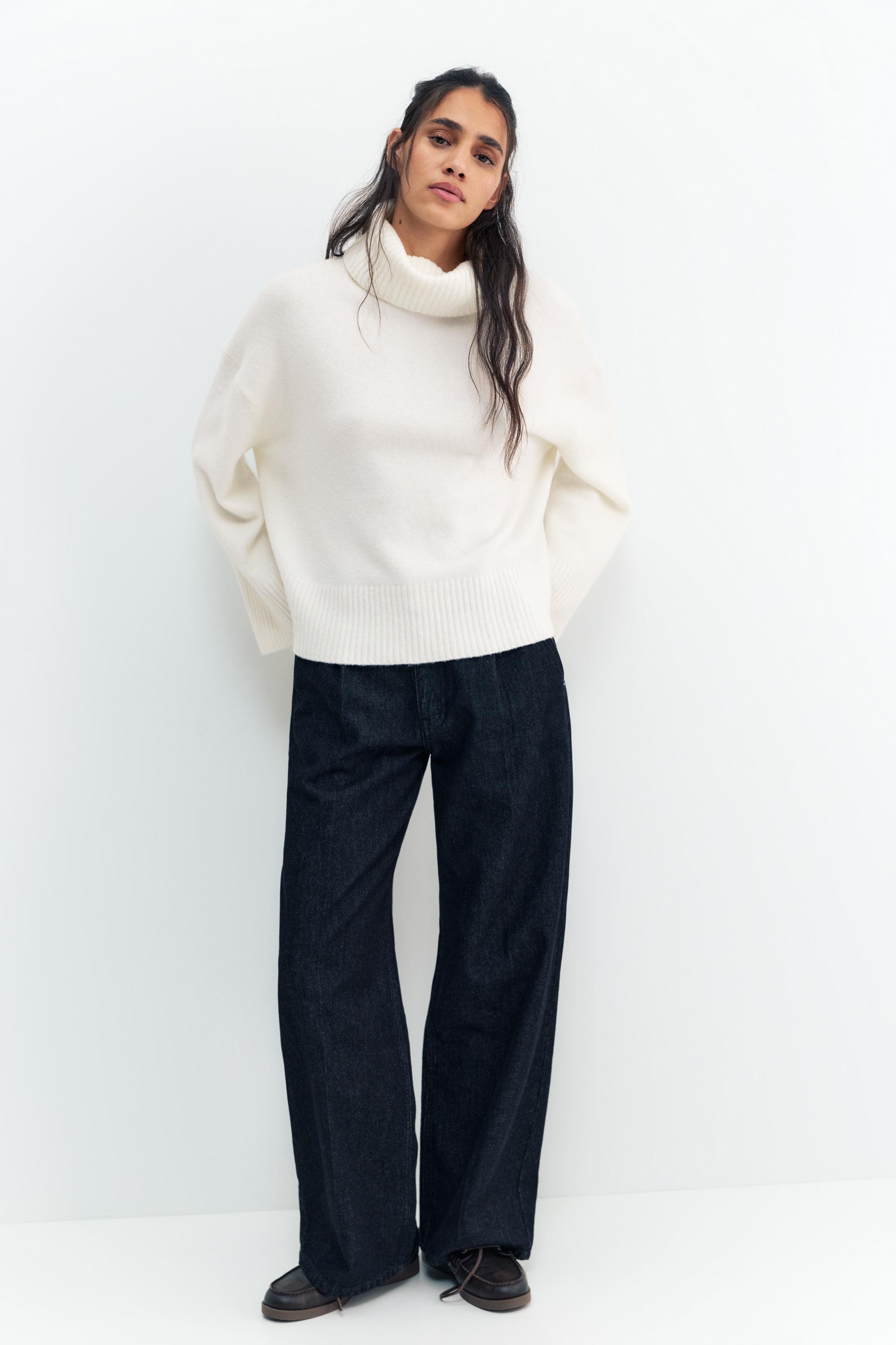 Yumuşak dik yaka kazak - Görsel 47