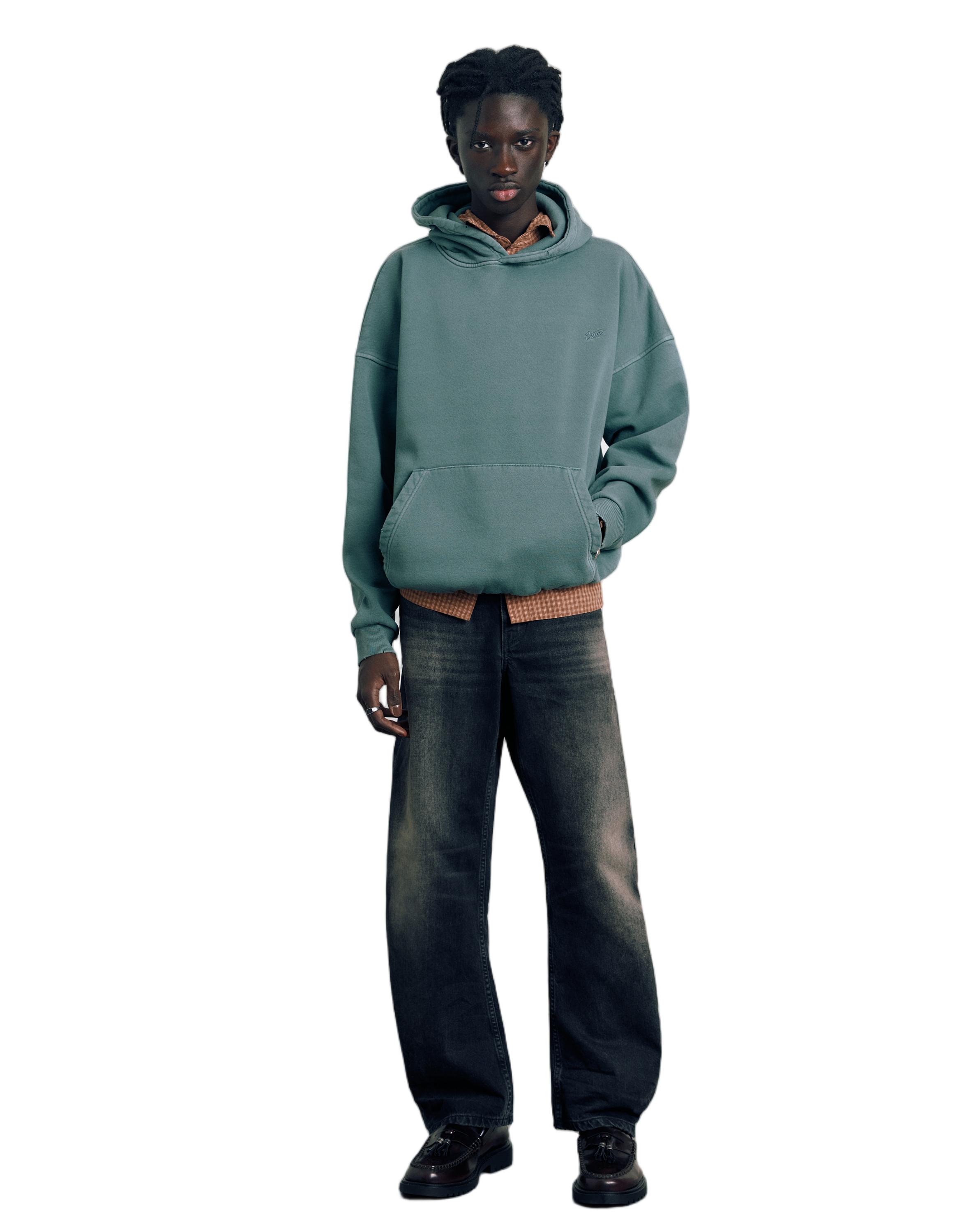 STWD Yıkanmış Kapüşonlu Sweatshirt - Görsel 19