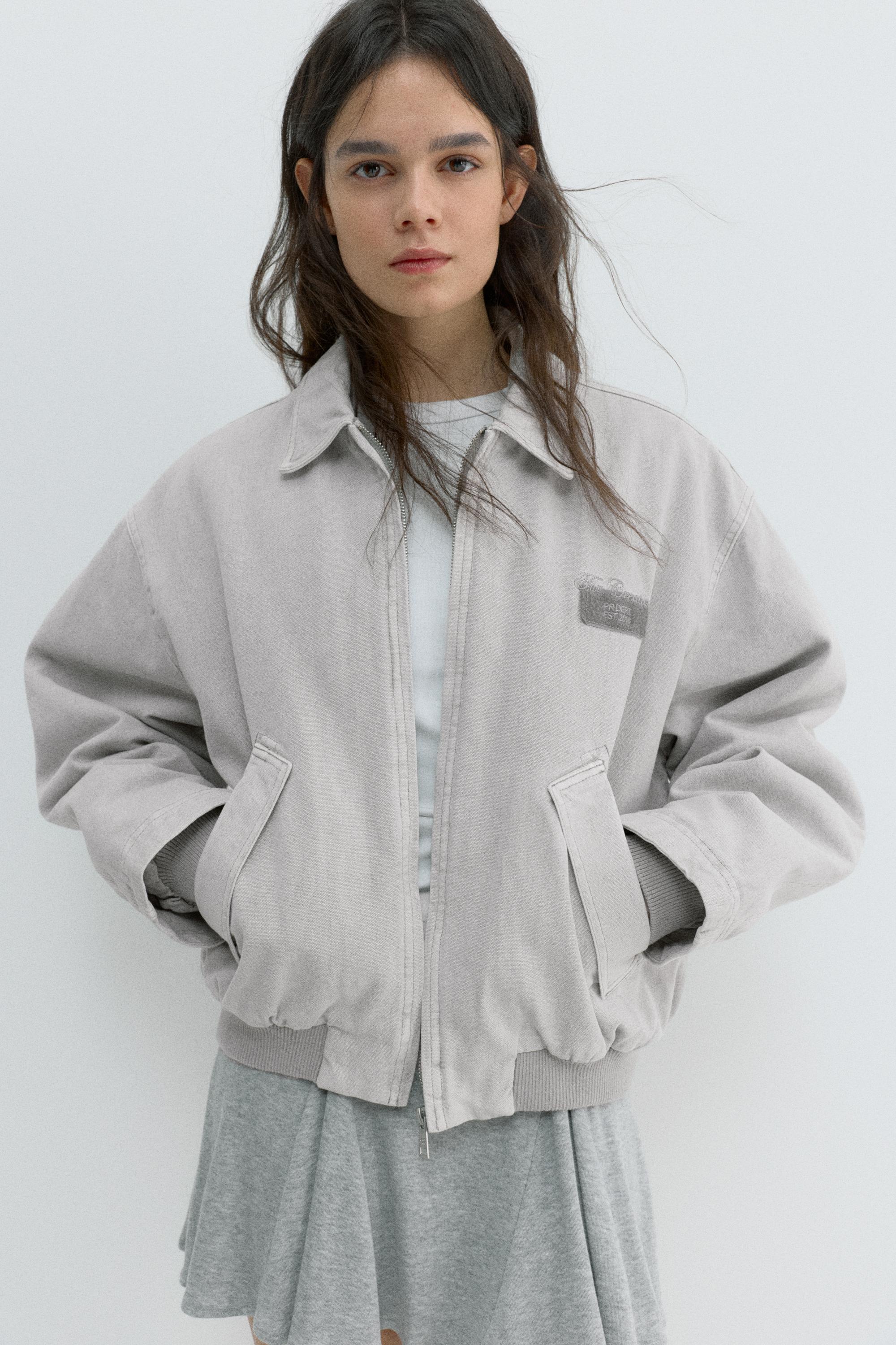 İşlemeli yama detaylı ceket - Görsel 11