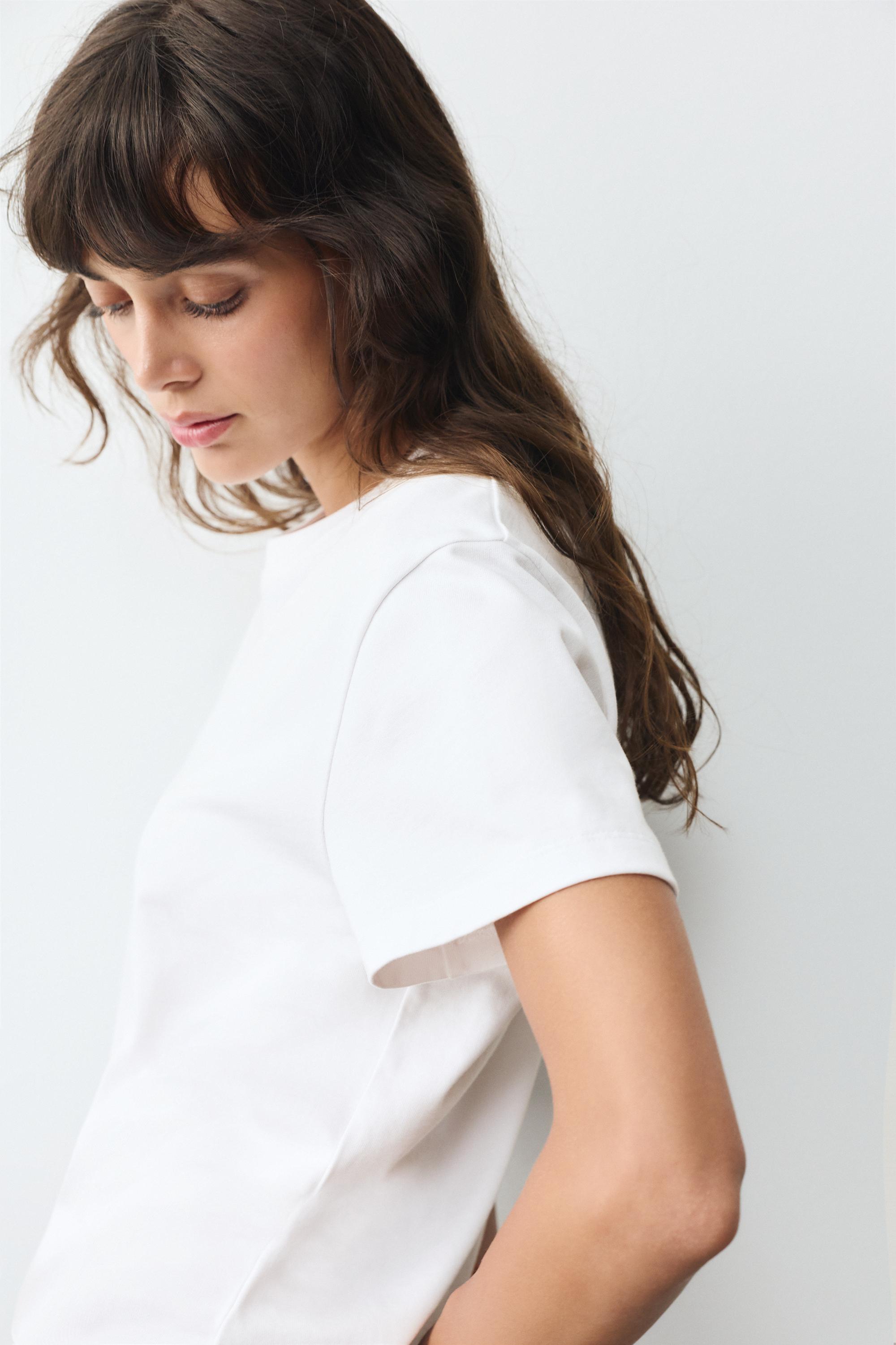 Short sleeve T-shirt 100% cotton — White