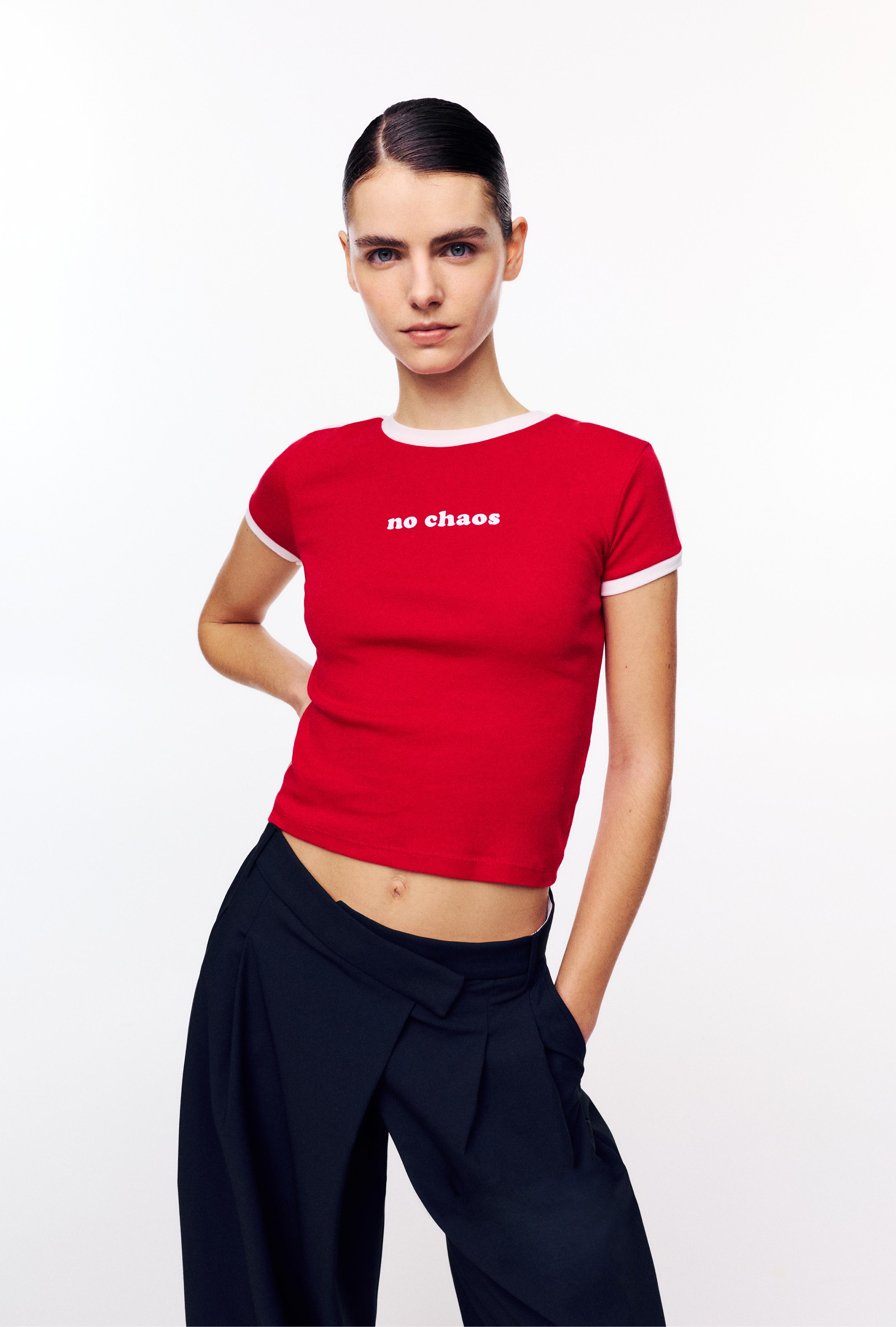 Slim fit grafik t-shirt - Görsel 14