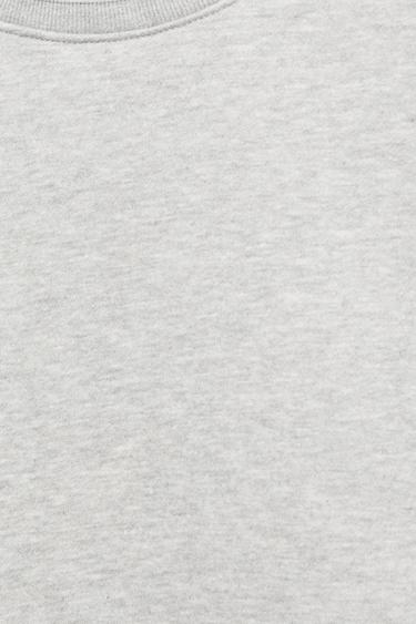 Relaxed fit round neck sweatshirt — Grey marl 8