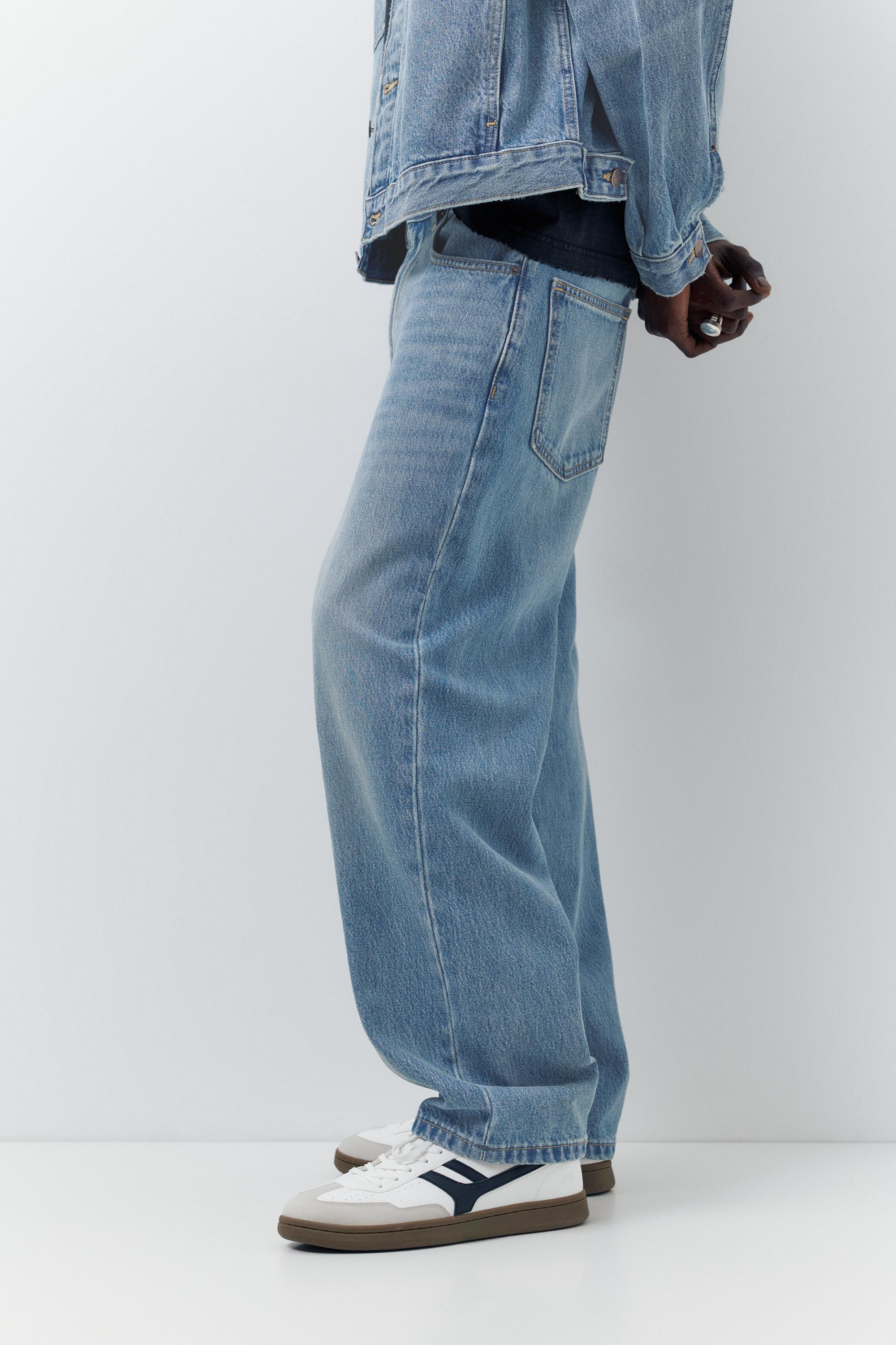 Baggy jeans — Medium blue