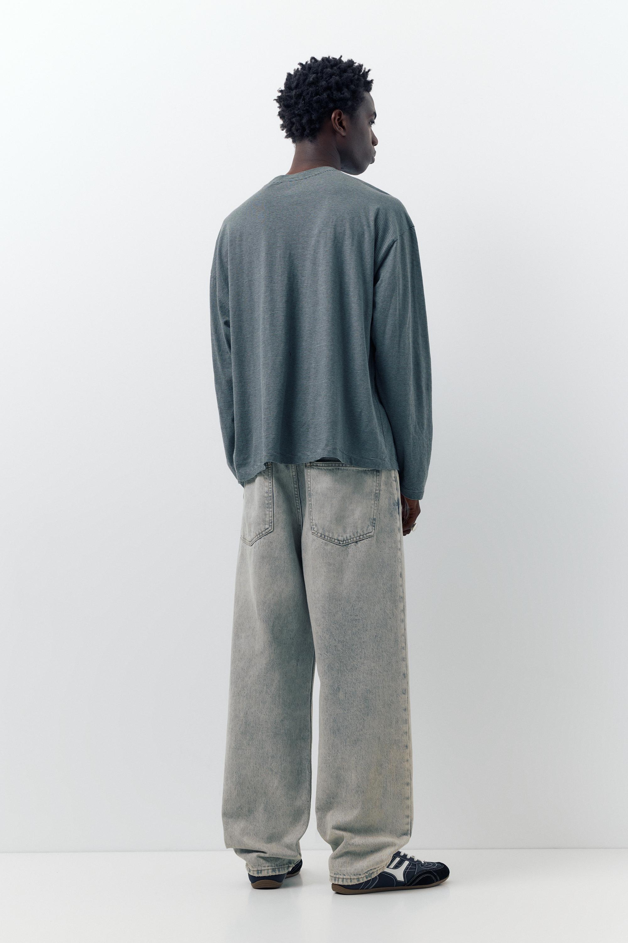 Baggy jeans — Pale grey