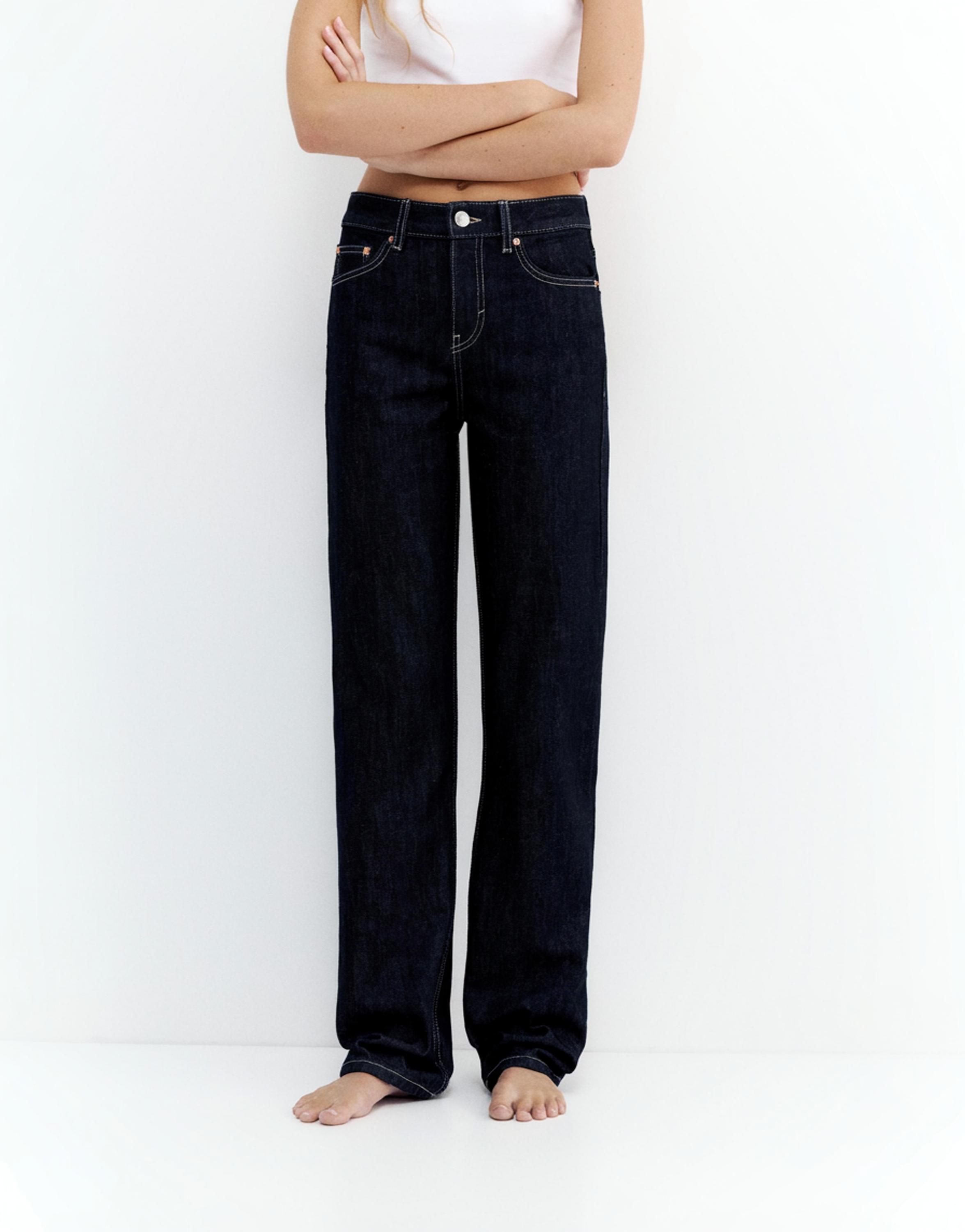 Orta bel straight fit jean - Görsel 205