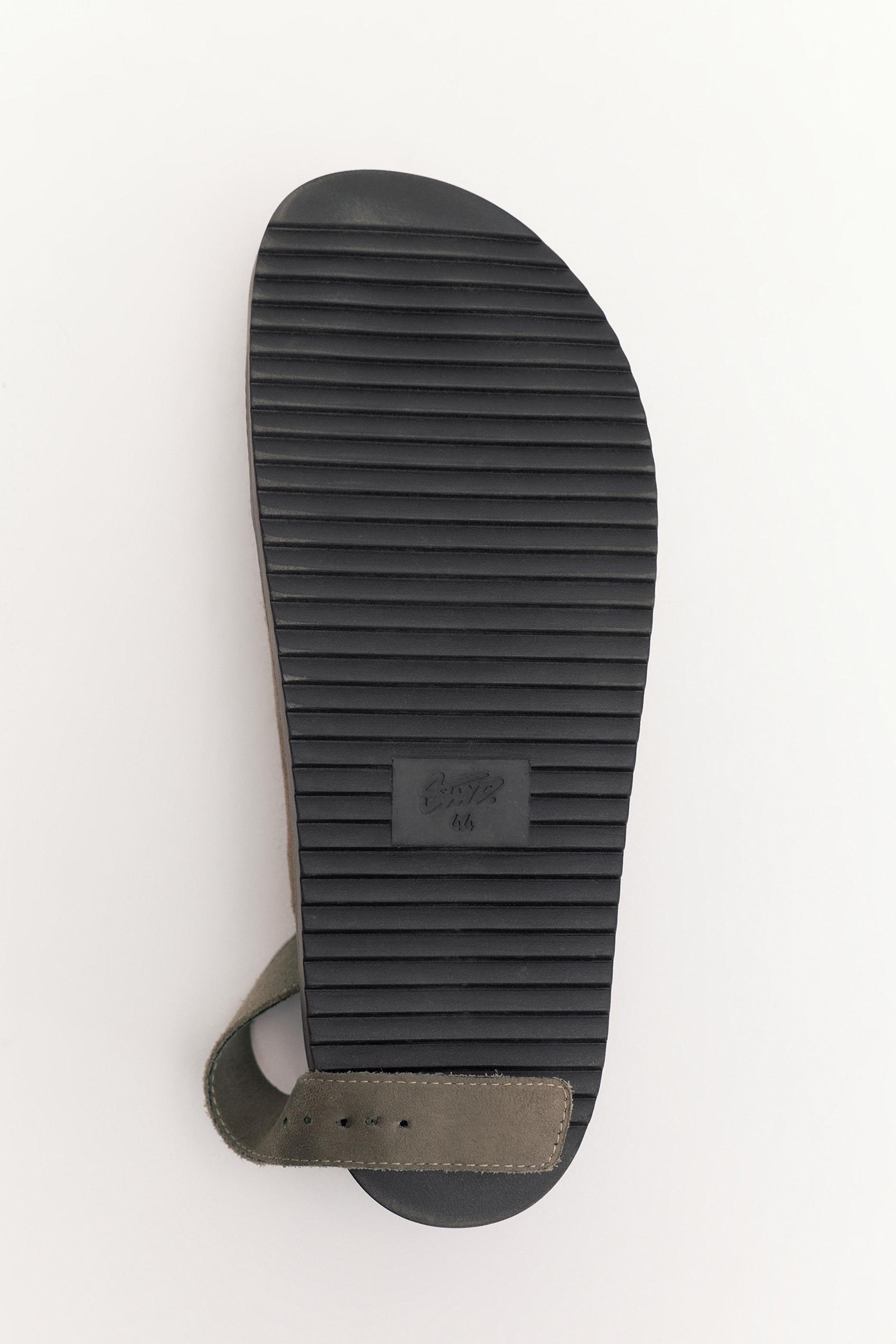 Lace-up leather clogs STWD — Taupe