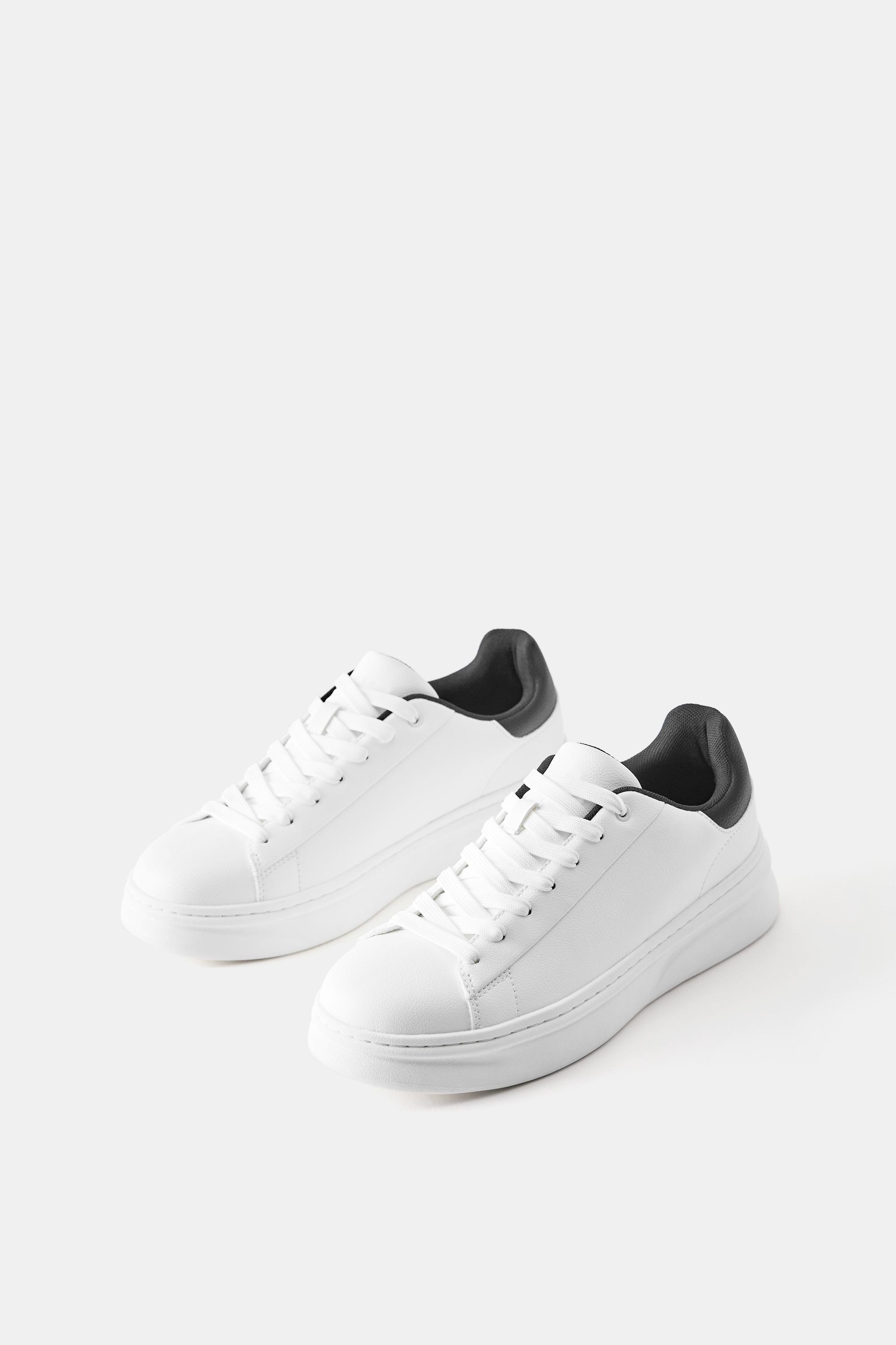 Chunky sole trainers — White