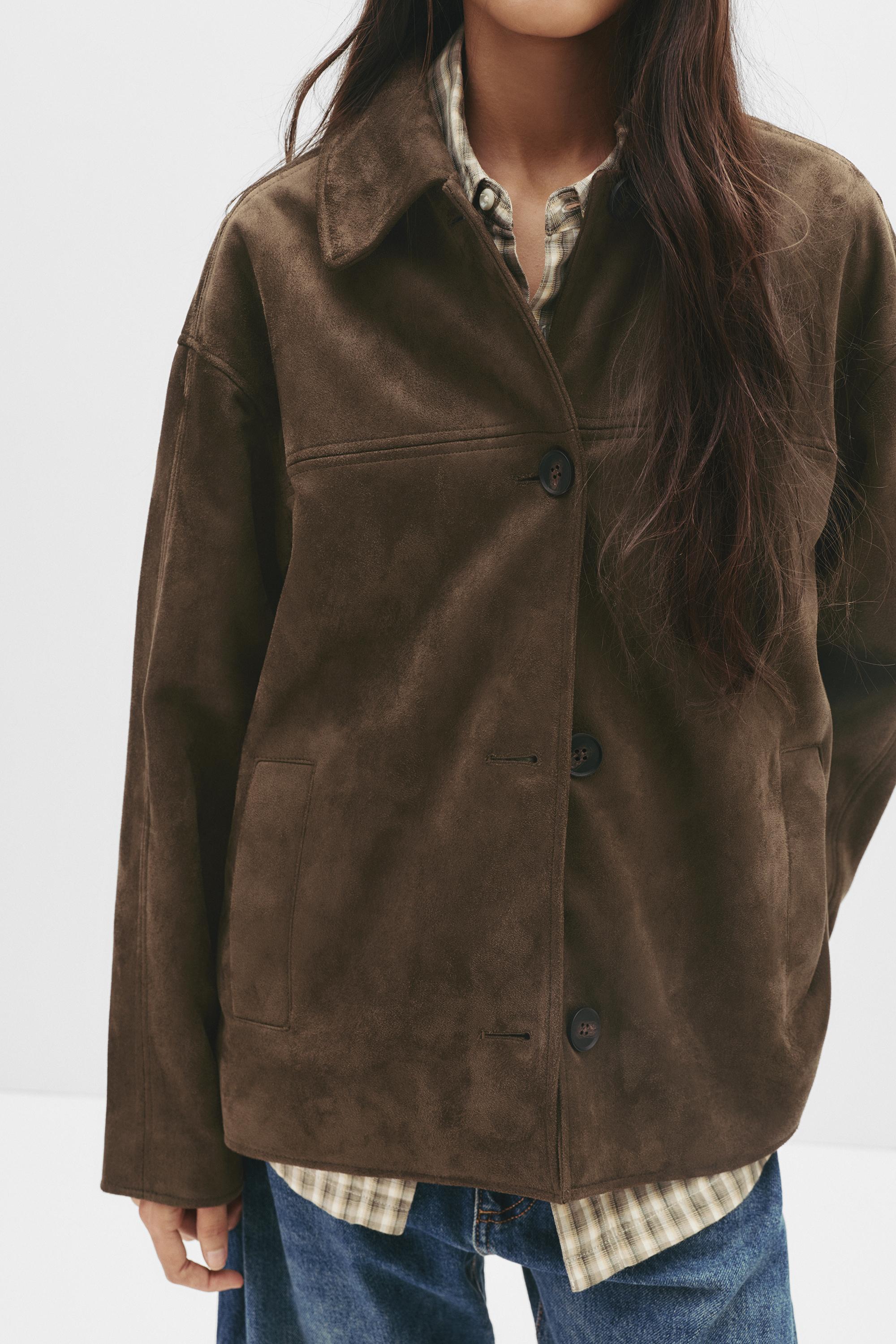 Jacke Aus Kunstleder