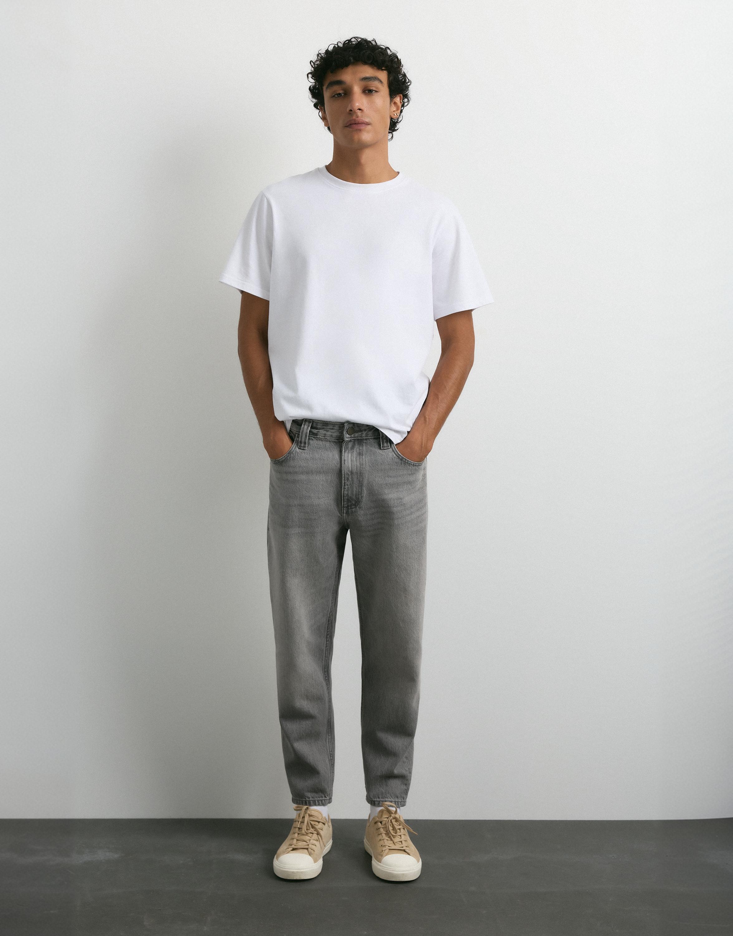 Standard jeans — Pale grey