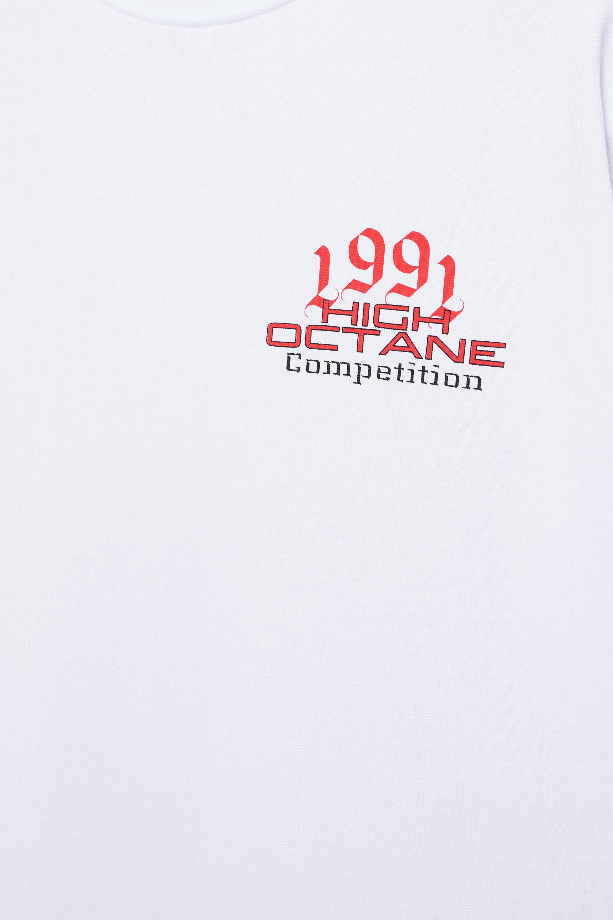 Araba grafik baskılı t-shirt - Görsel 3