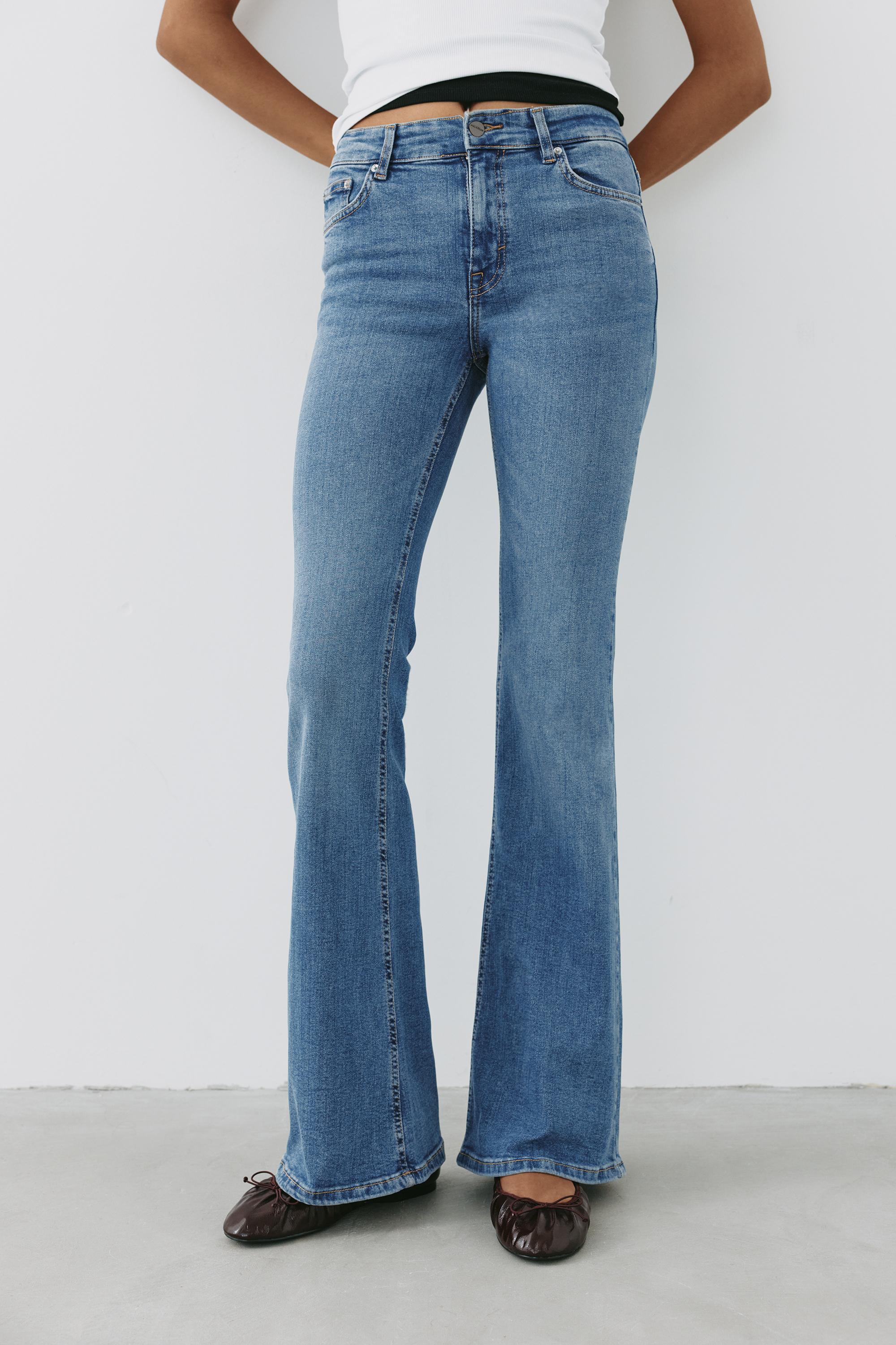 Skinny flared jeans — Indigo
