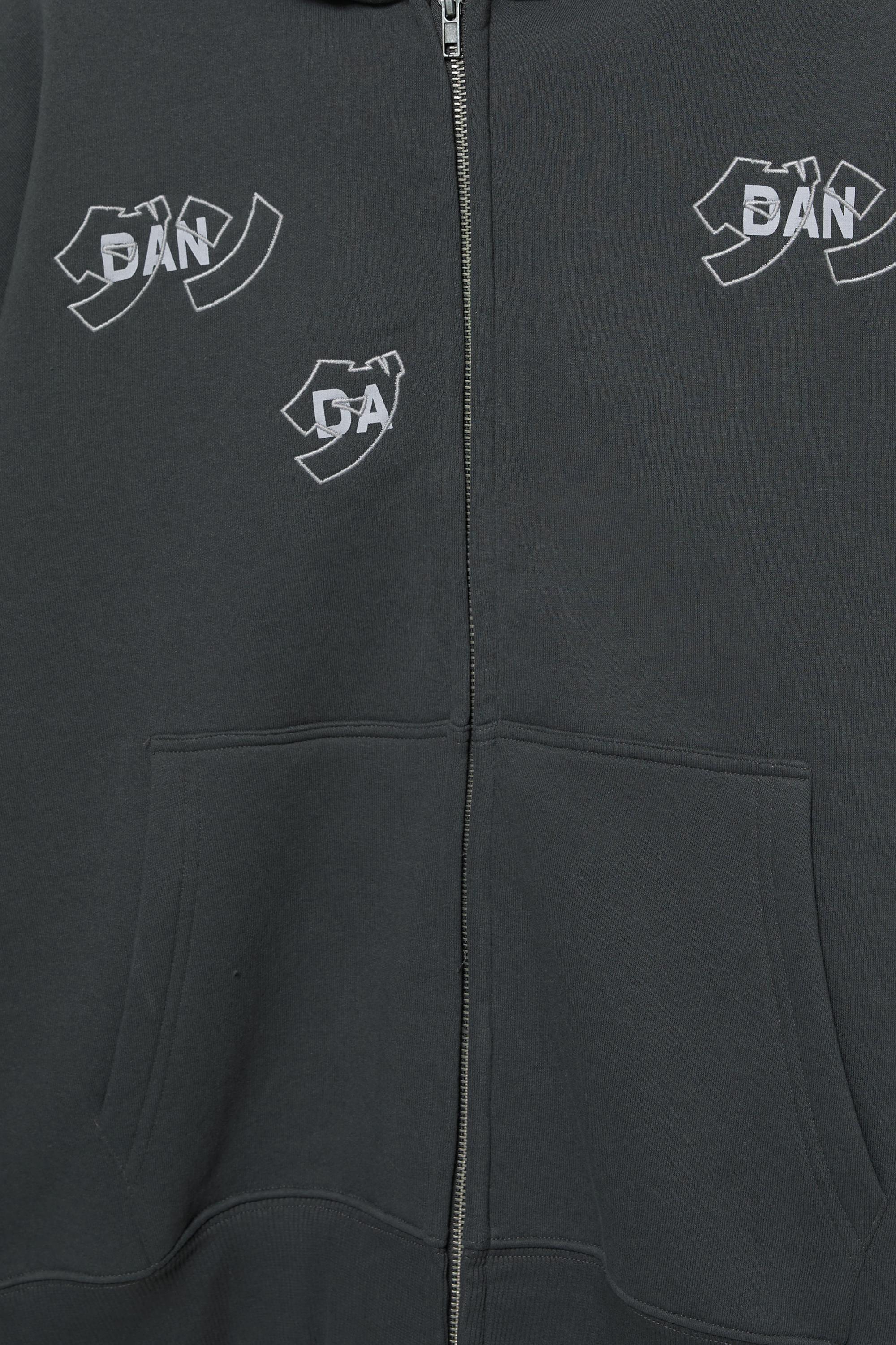 Dan Da Dan fermuarlı kapüşonlu sweatshirt - Görsel 9