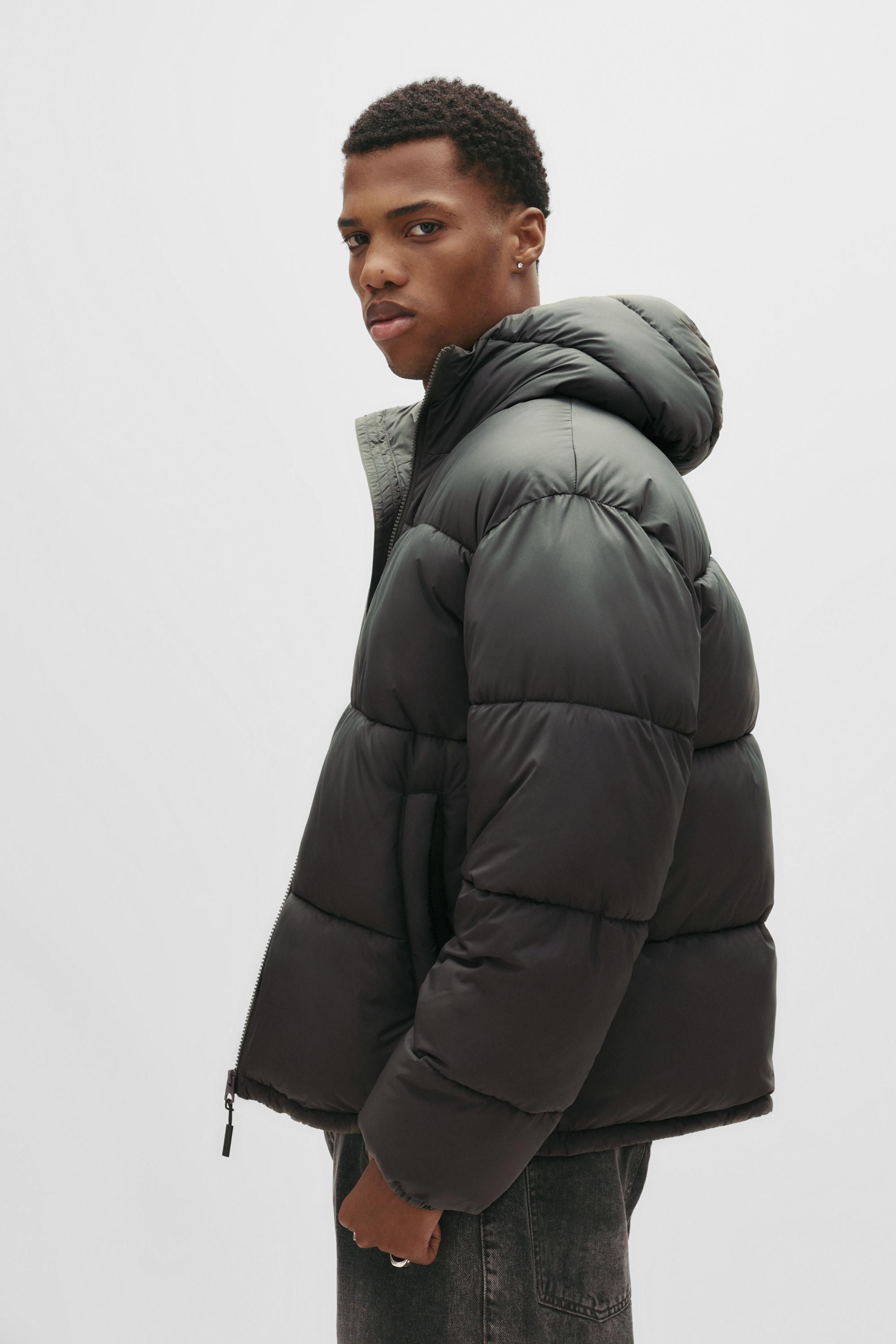 Kapüşonlu Dolgulu Ceket - Görsel 70