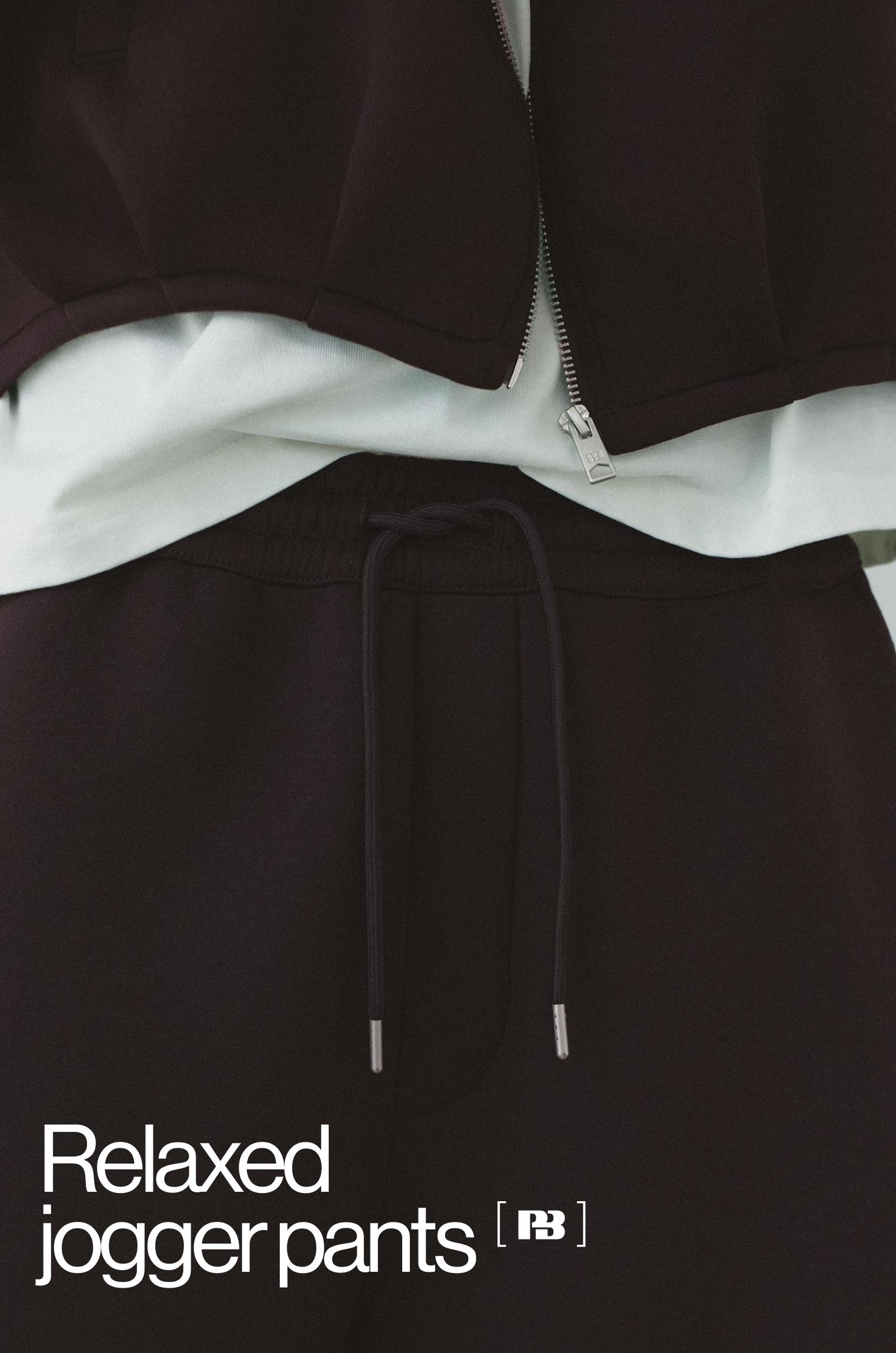 Relaxed fit sweatpants — Brown