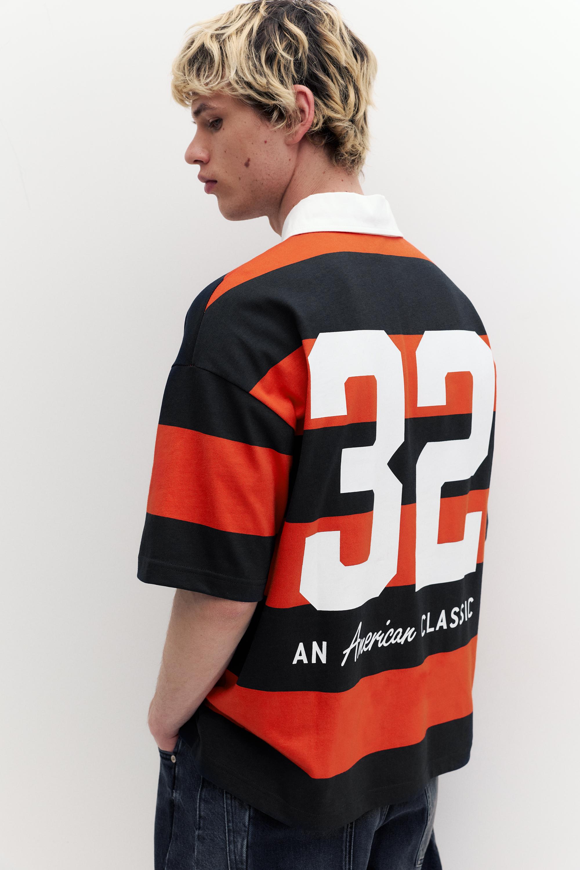 Goofy çizgili polo tişört - Görsel 6