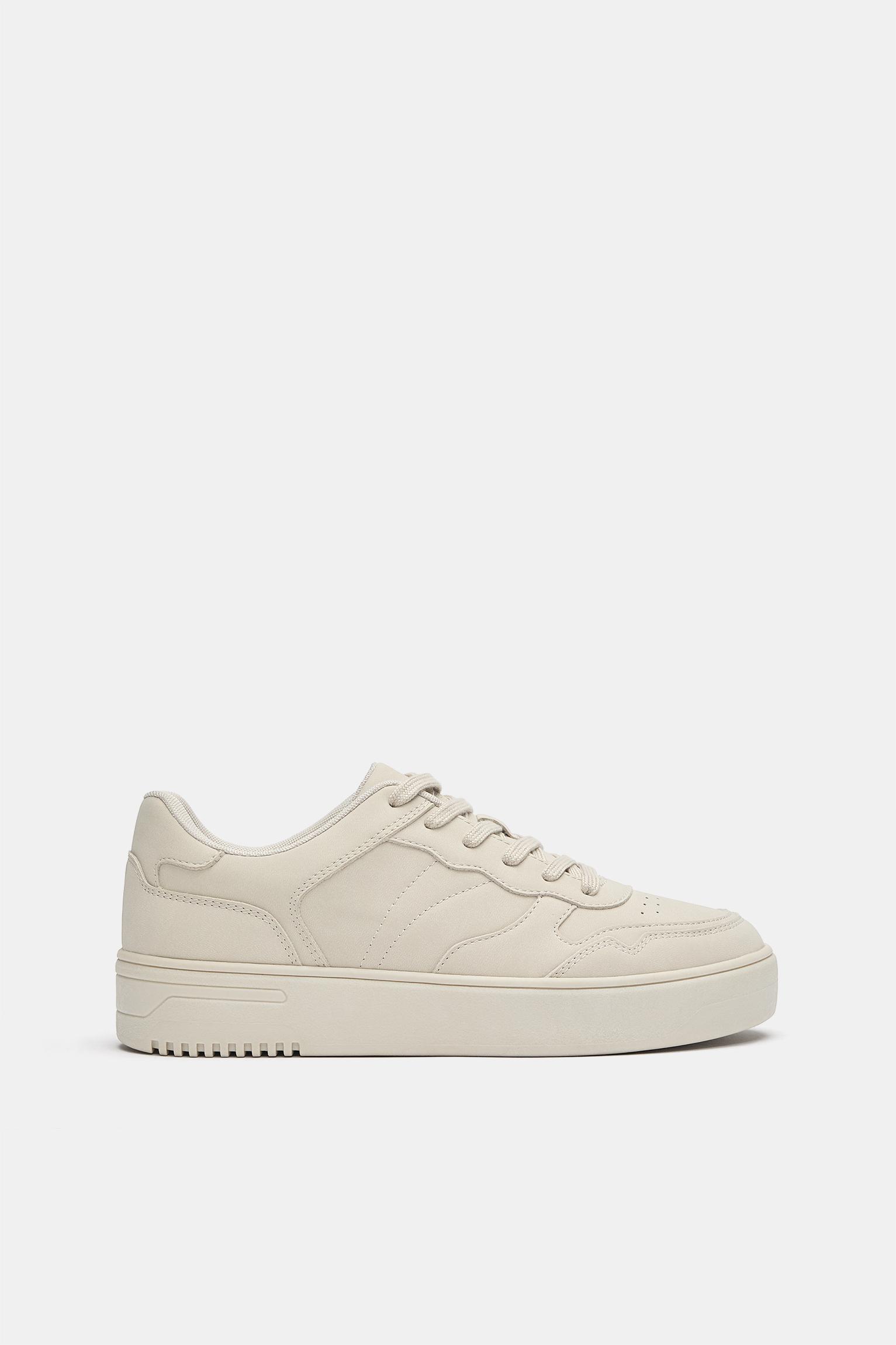 Chunky sole trainers — Ecru