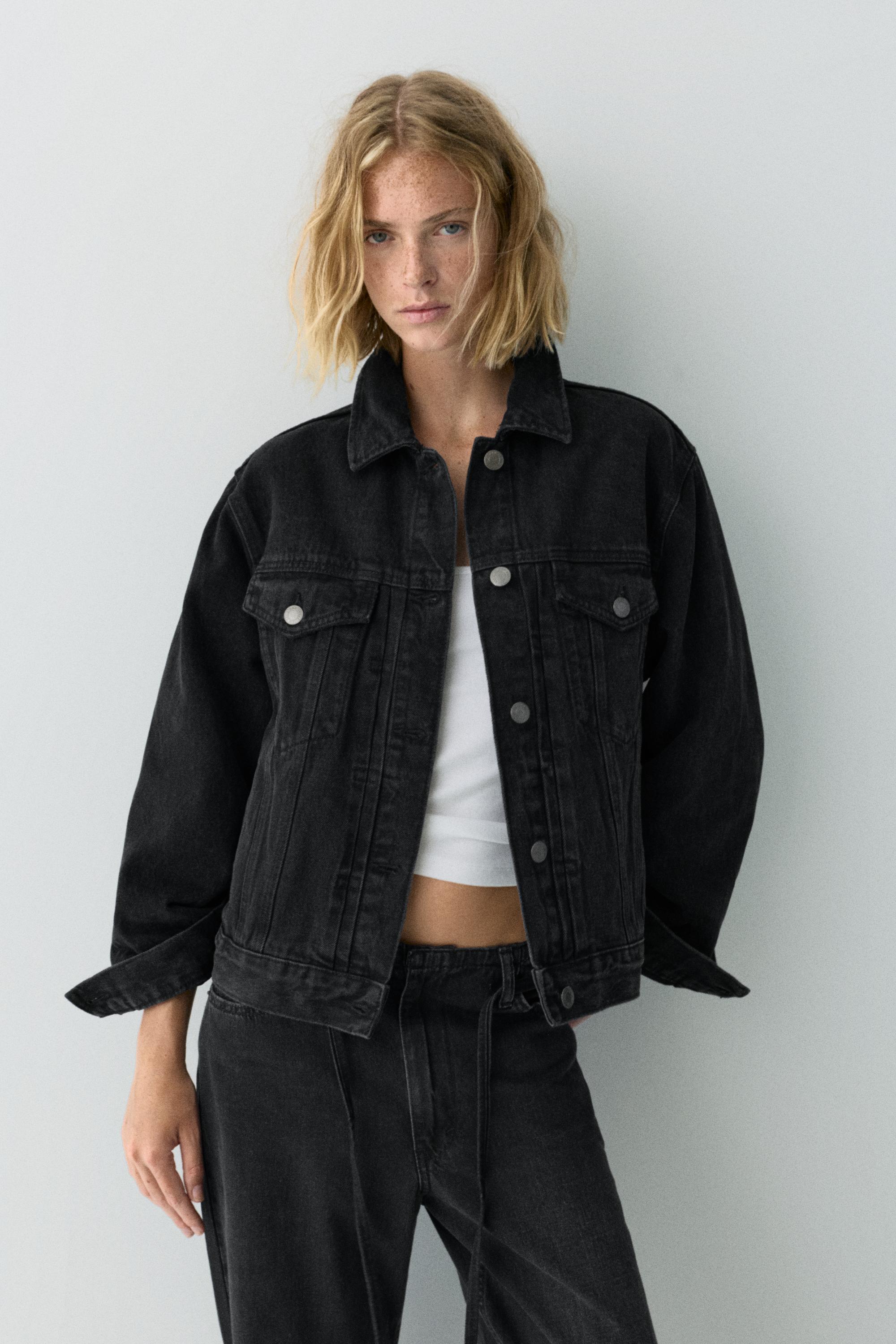 Denim jacket — Black