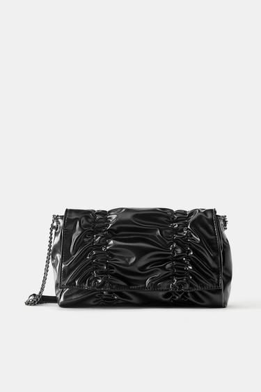 Ruched bag — Black 1