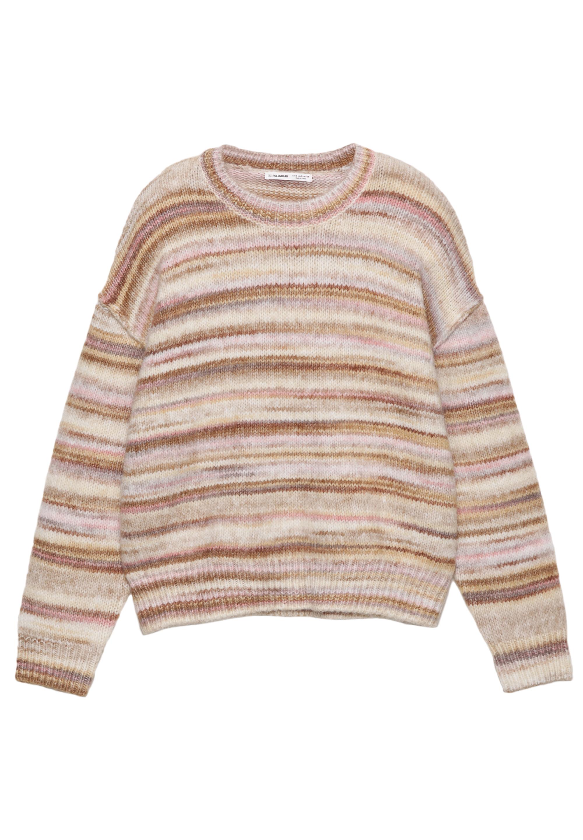 Striped sweater — Sand
