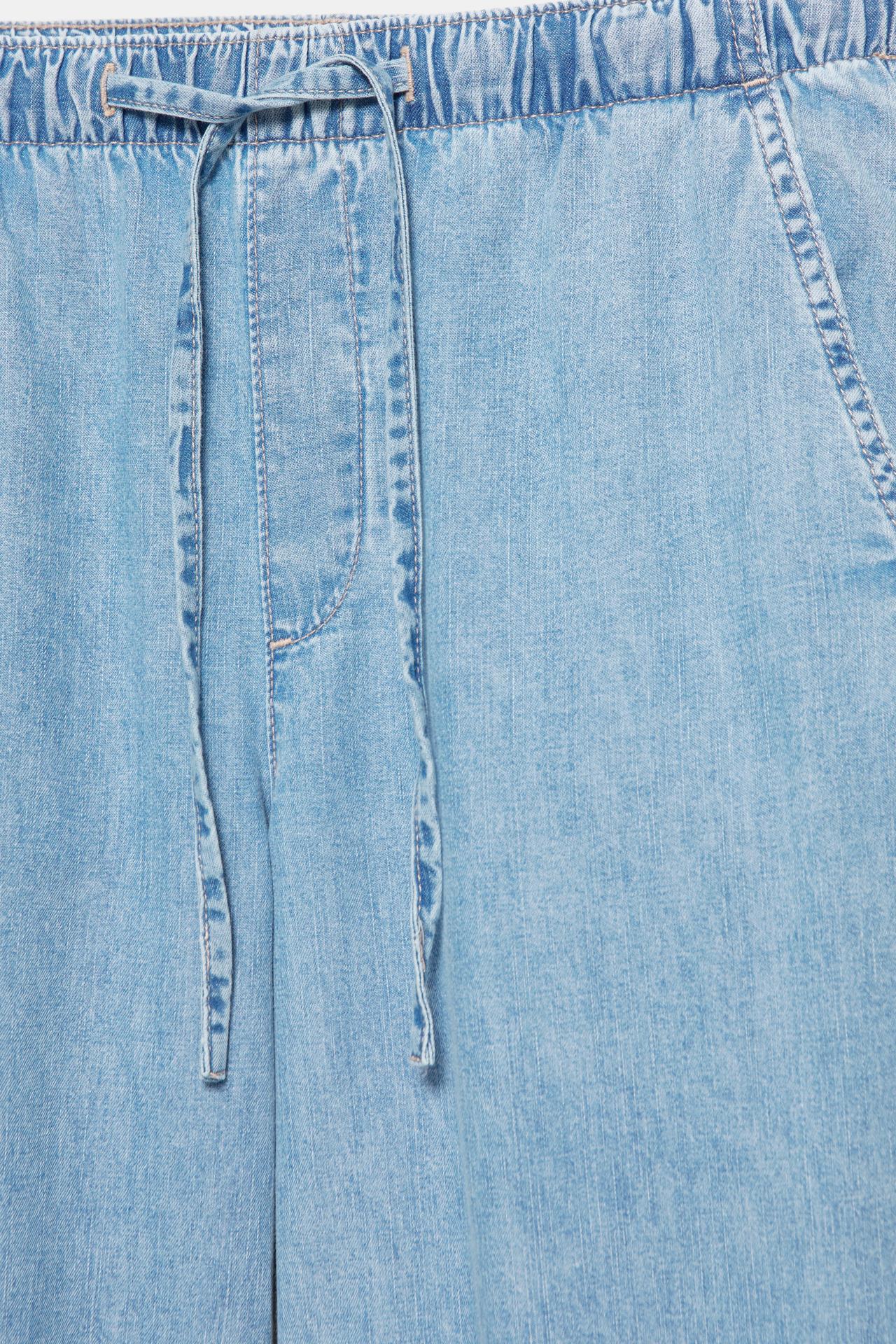 Low-rise jogger jeans — Pale blue