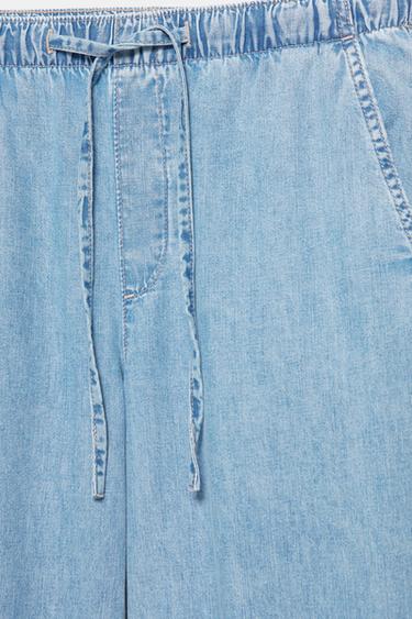 Low-rise jogger jeans — Pale blue 8